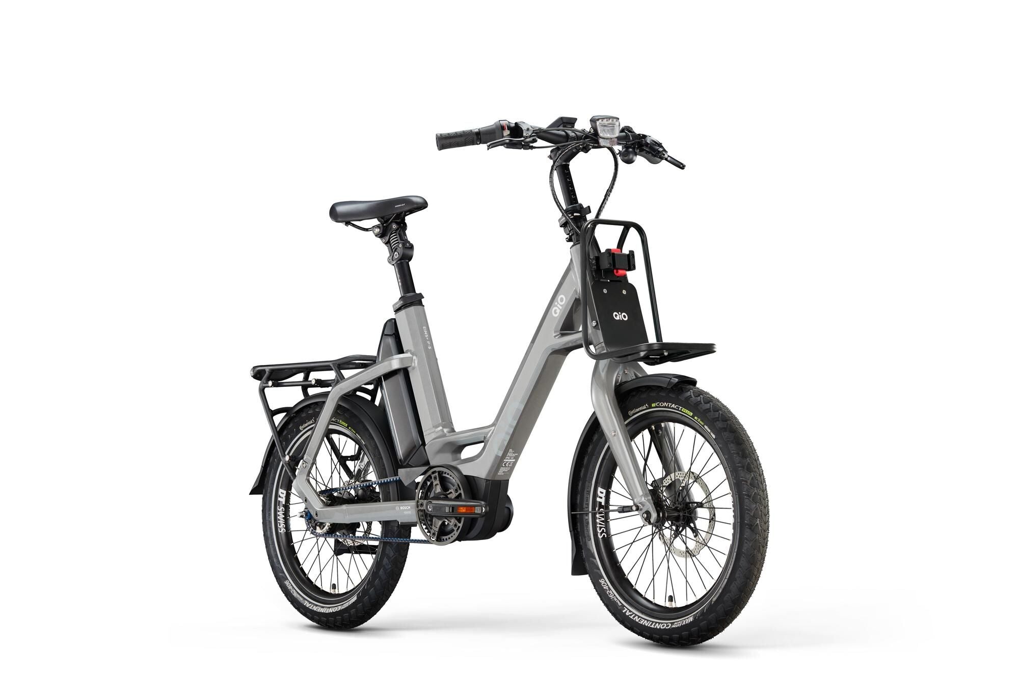QiO EINS+ P-5 grau | 800WH | E-Bike Kompakt | 2025 | Rücktritt