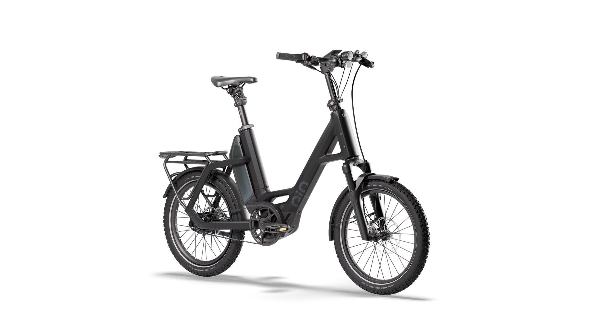 QiO Compact CX5x schwarz | 800WH | E-Bike Kompakt | 2026 | Freilauf