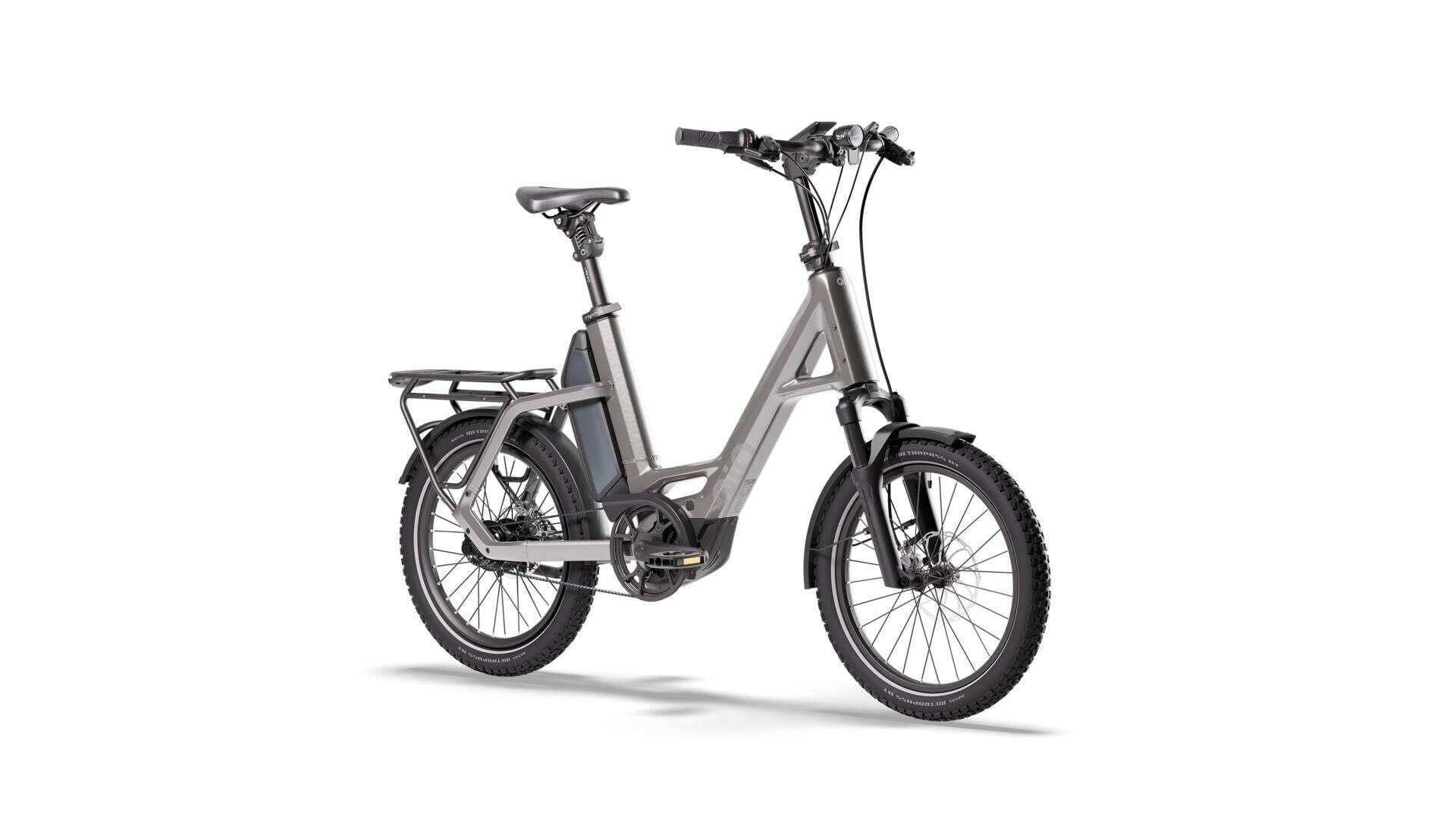 QiO Compact CX5x grau | 800WH | E-Bike Kompakt | 2026 | Freilauf