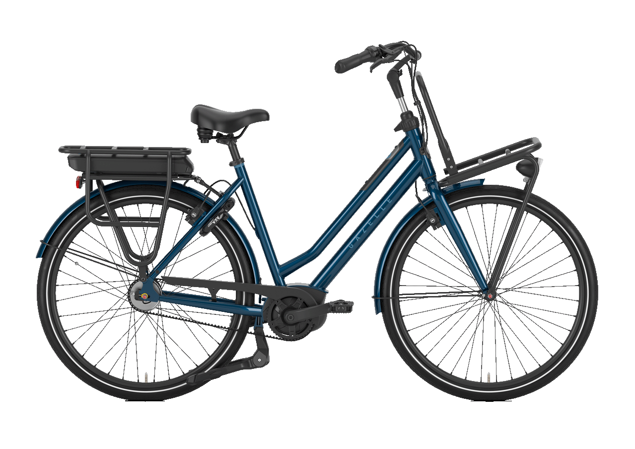 Gazelle HeavyDuty C5 HMB Smart blau | 400WH | E-Bike Damen City | 2024 | Freilauf