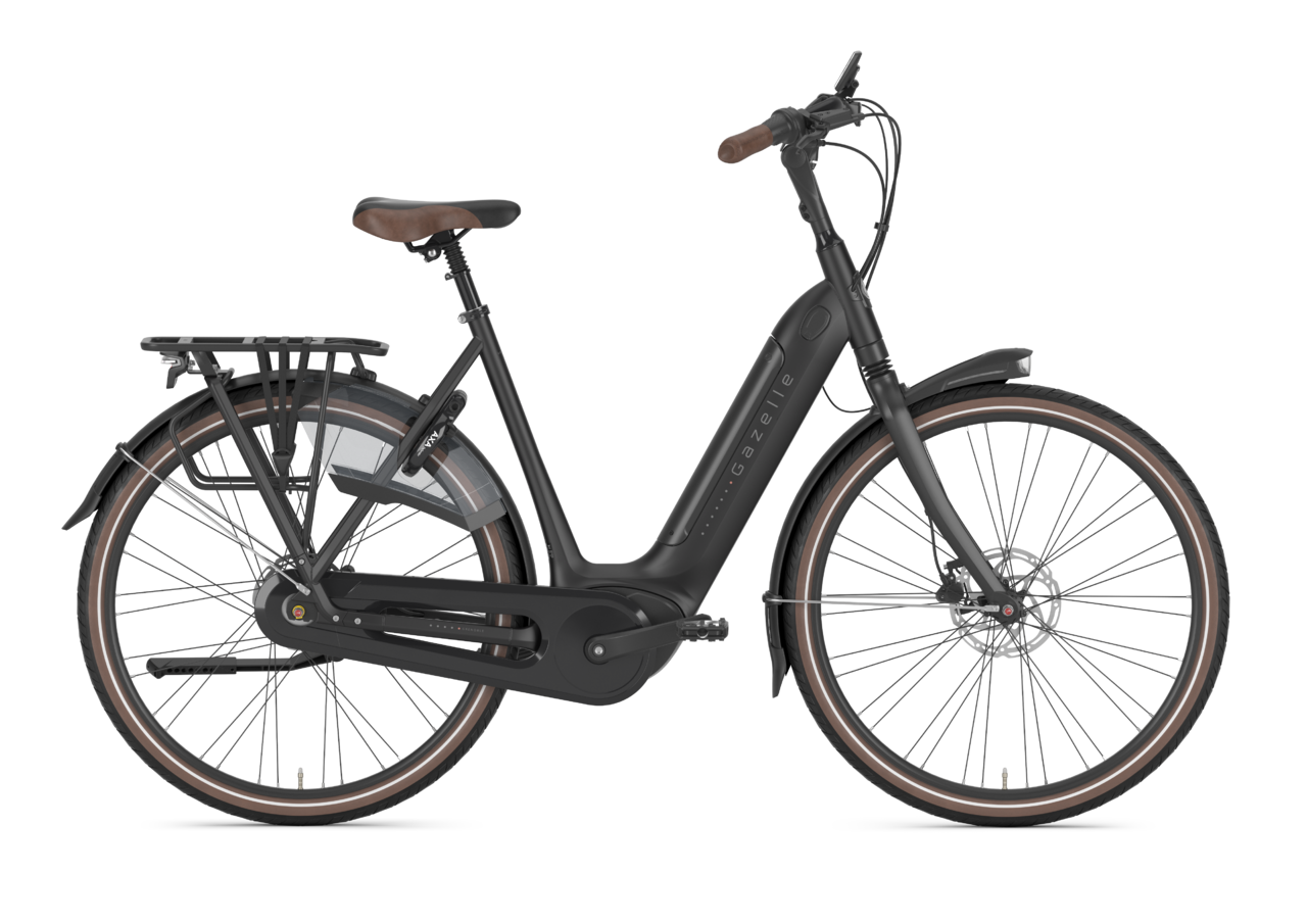 Gazelle Grenoble C8 HMB schwarz | 500WH | E-Bike Damen City | 2024 | Freilauf