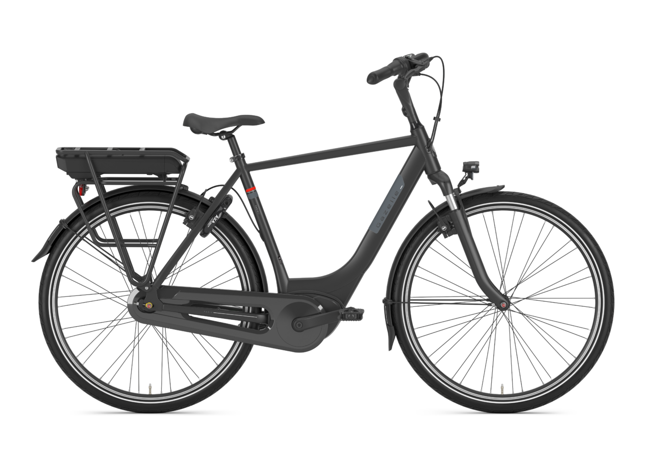 Gazelle Paris C7+ HMB RT schwarz | 500WH | E-Bike Herren City | 2024 | Rücktritt