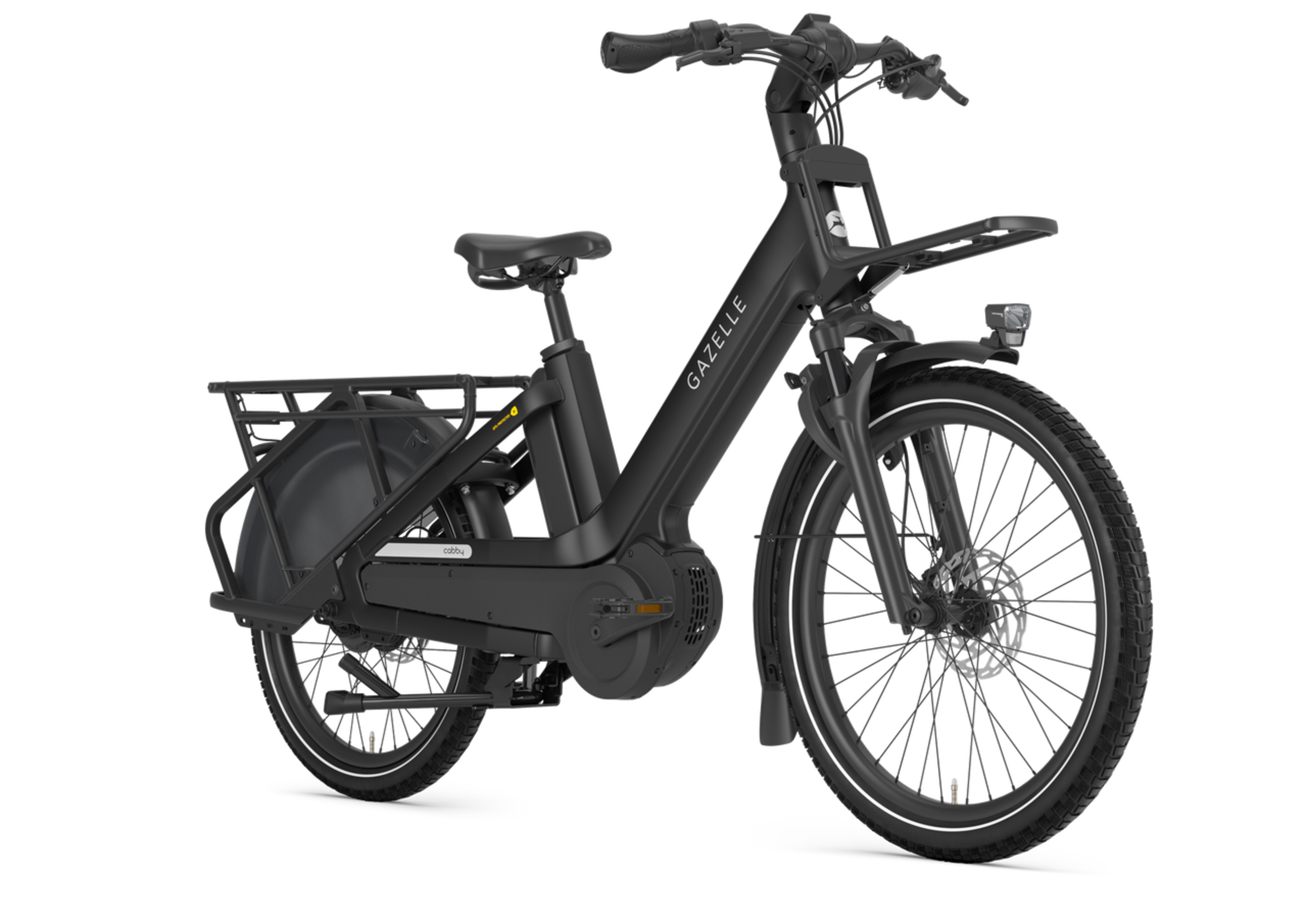 Gazelle Cabby C380 schwarz | 800WH | E-Lastenrad | 2025 | Enviolo