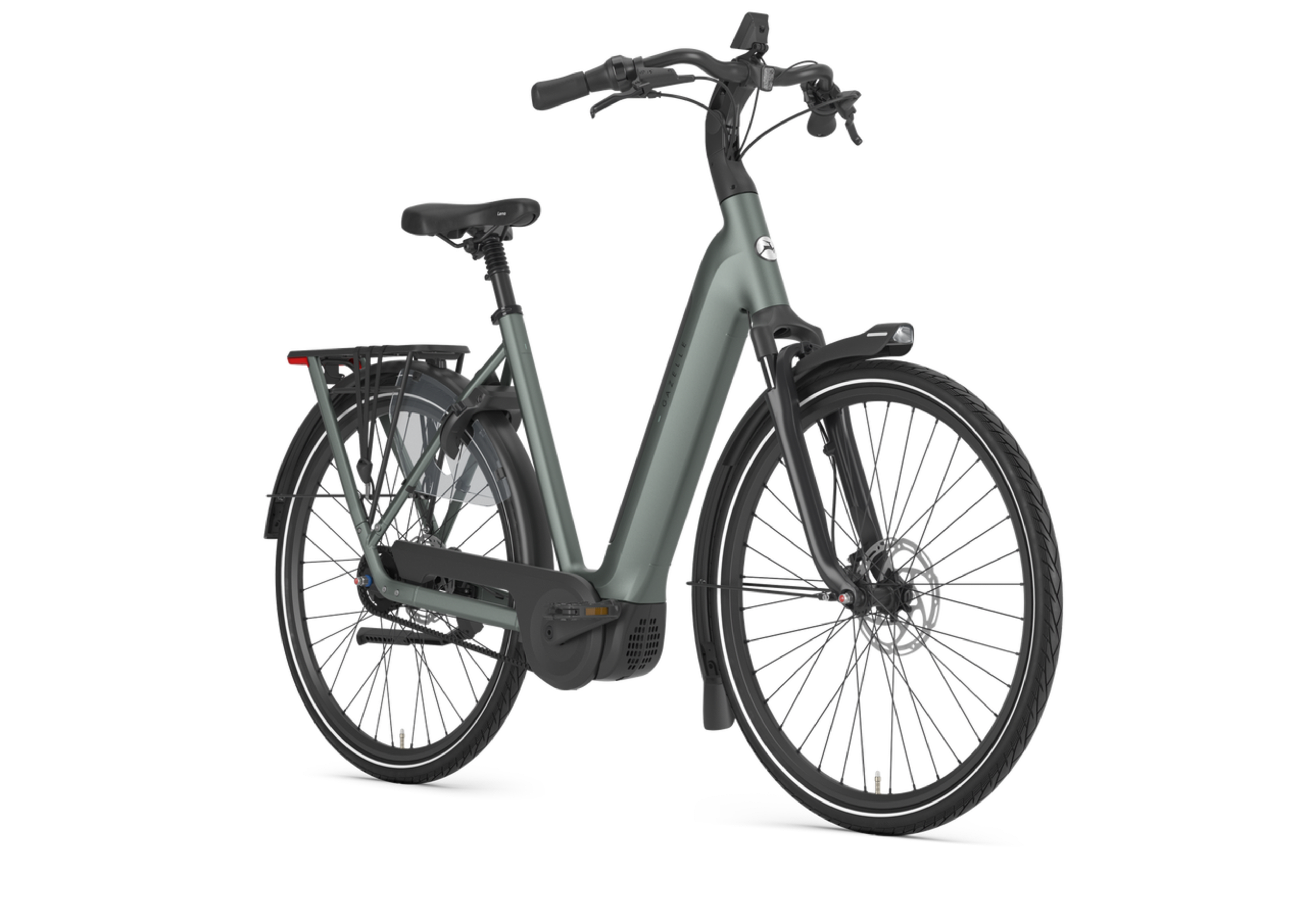 Gazelle Grenoble C5+ First Edition grün | 600WH | E-Bike Damen City | 2027 | Freilauf