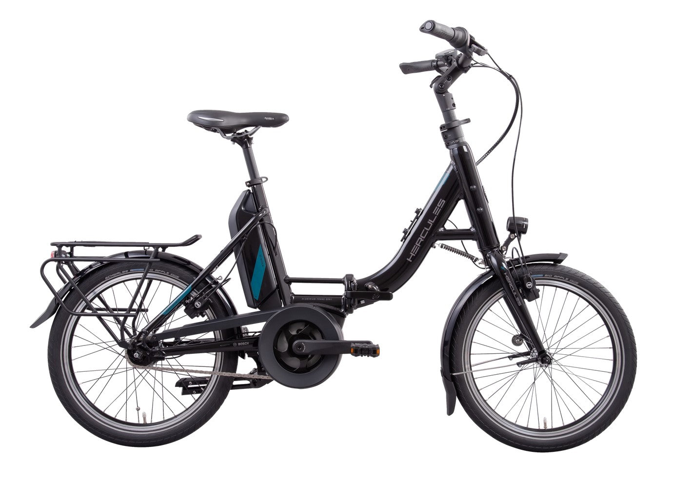 Hercules Rob Fold R7 schwarz | 400WH | E-Faltrad | 2023 | Rücktritt