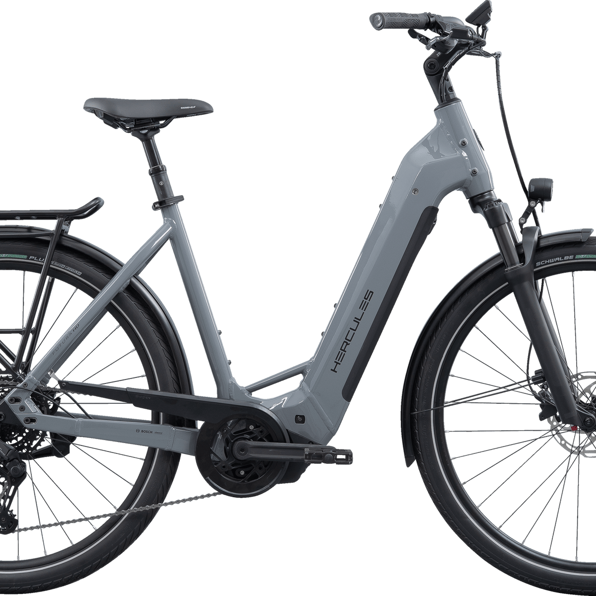 hercules damenfahrrad tiefer einstieg Hercules FUTURA HD 10 grau | 800WH | E-Bike Damen Trekking | 2026