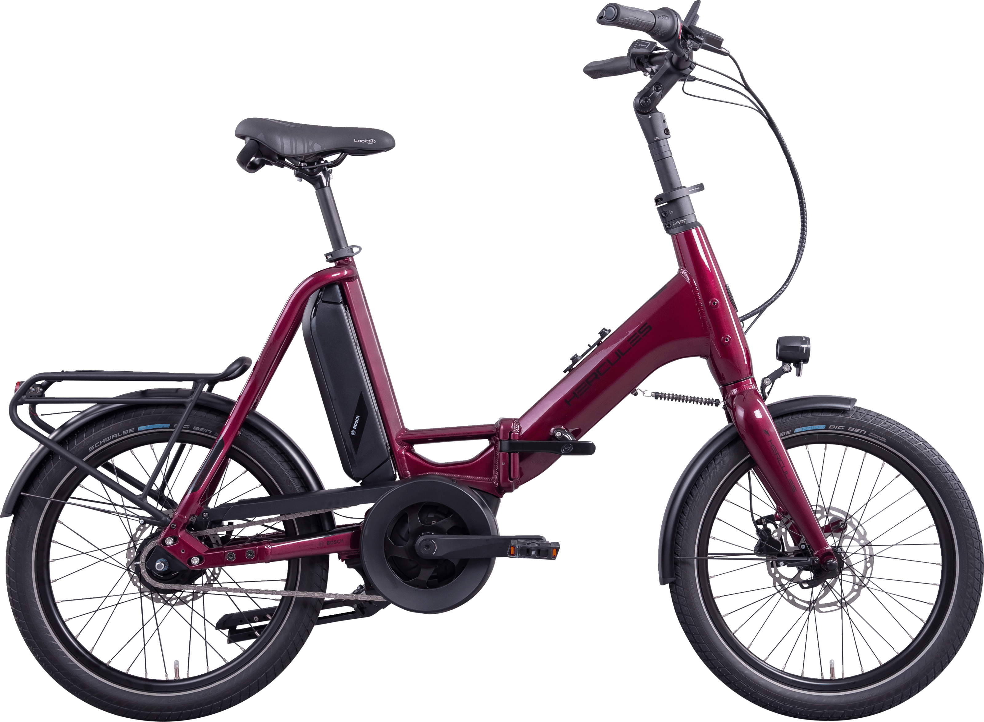 Hercules ROB FOLD F8+ rot | 545WH | E-Faltrad | 2025 | Freilauf