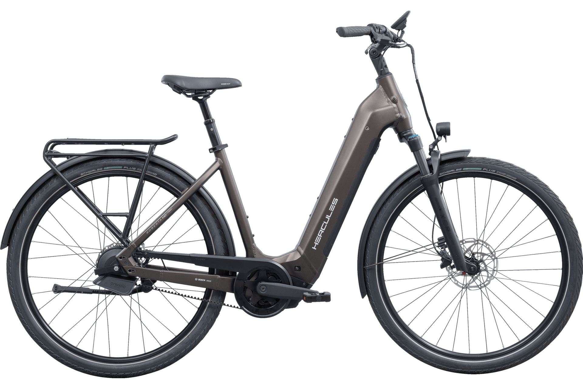 Hercules ROBERTA HD I-F360+ braun | 800WH | E-Bike Damen City