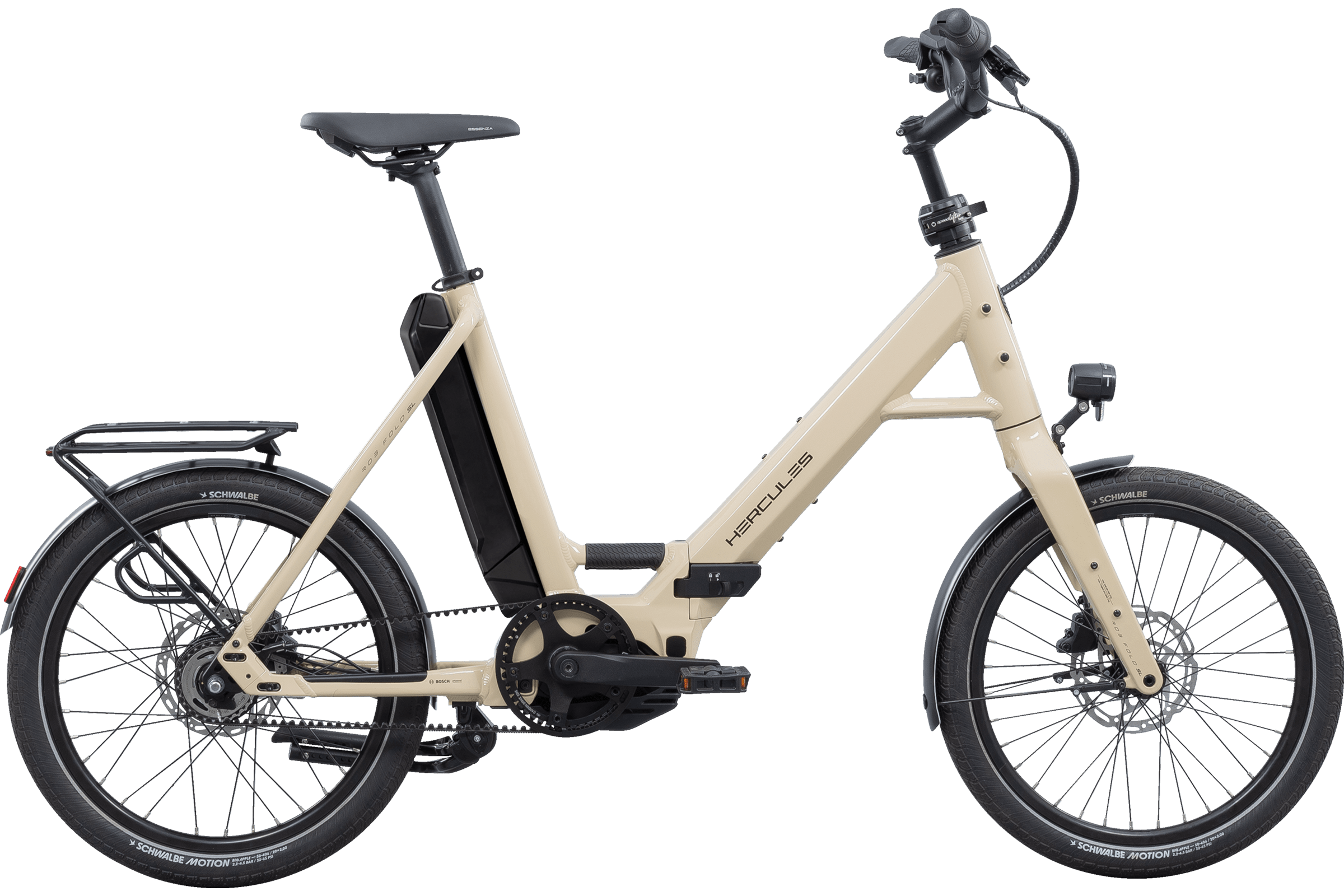 Hercules ROB FOLD SL R5 beige | 400WH | E-Faltrad | 2026 | Rücktritt