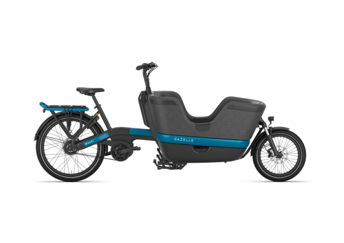 Gazelle Makki Load schwarz | 800WH | E-Lastenrad | 2025 | Enviolo