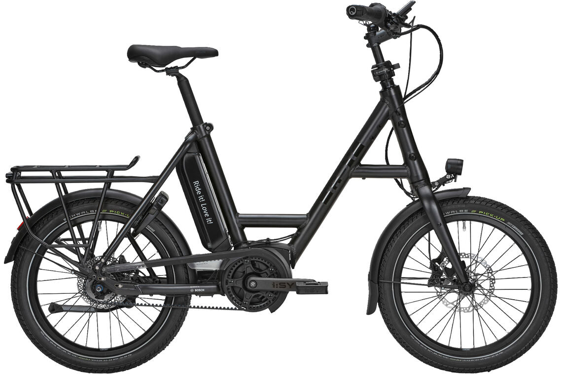 i:SY E5 ZR F schwarz | 545WH | E-Bike Kompakt | 2025 | Freilauf