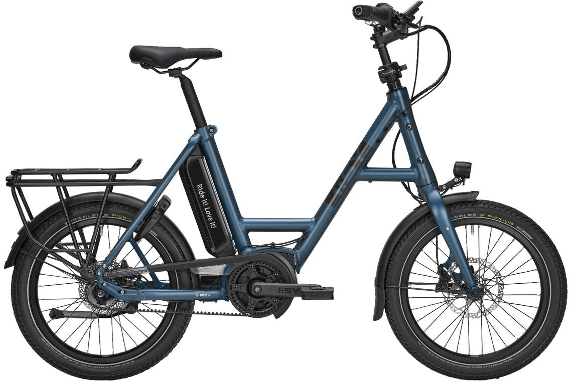 i:SY E5 ZR F blau | 545WH | E-Bike Kompakt | 2025 | Freilauf