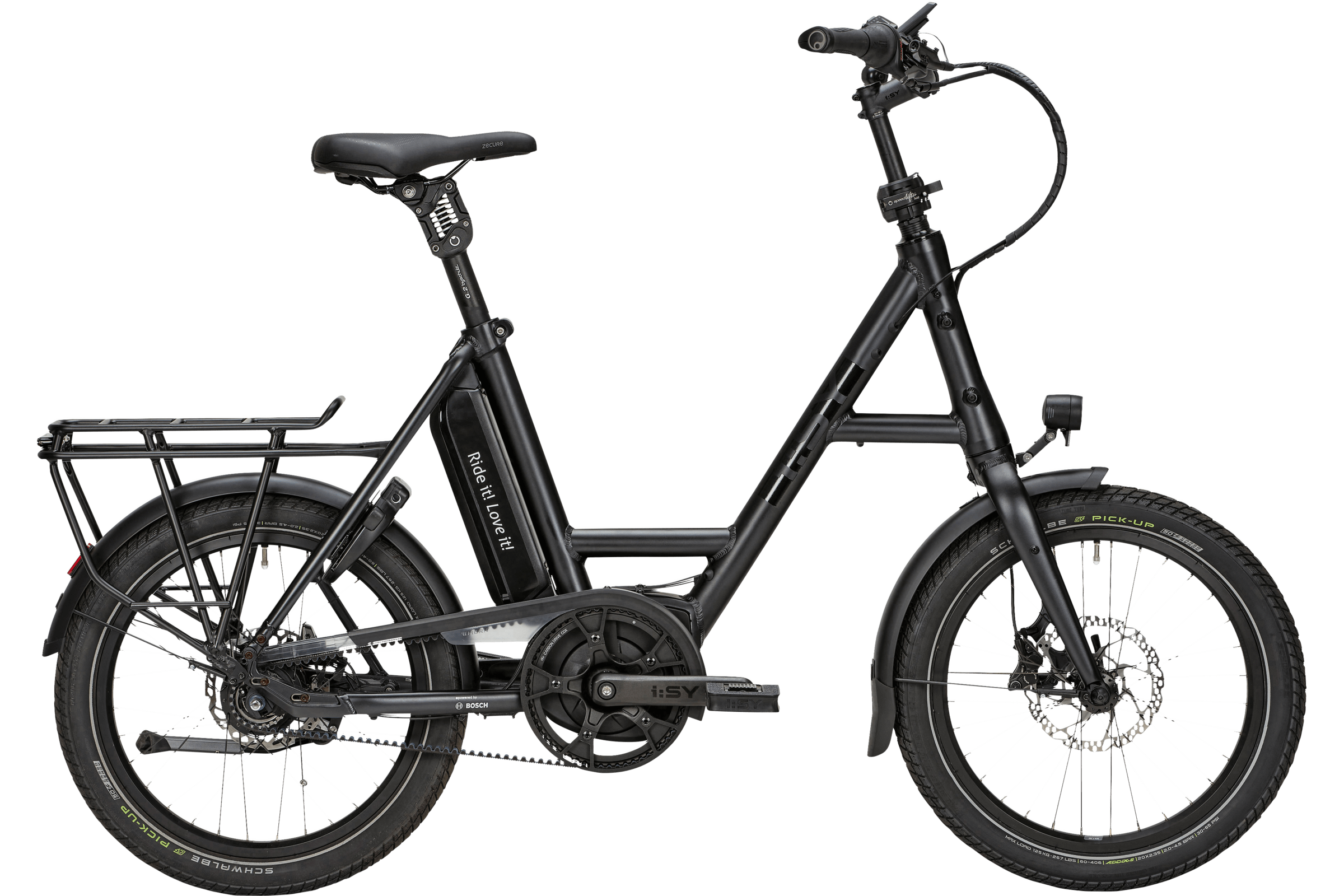 i:SY S8 ZR F schwarz | 545WH | E-Bike Kompakt | 2026 | Freilauf