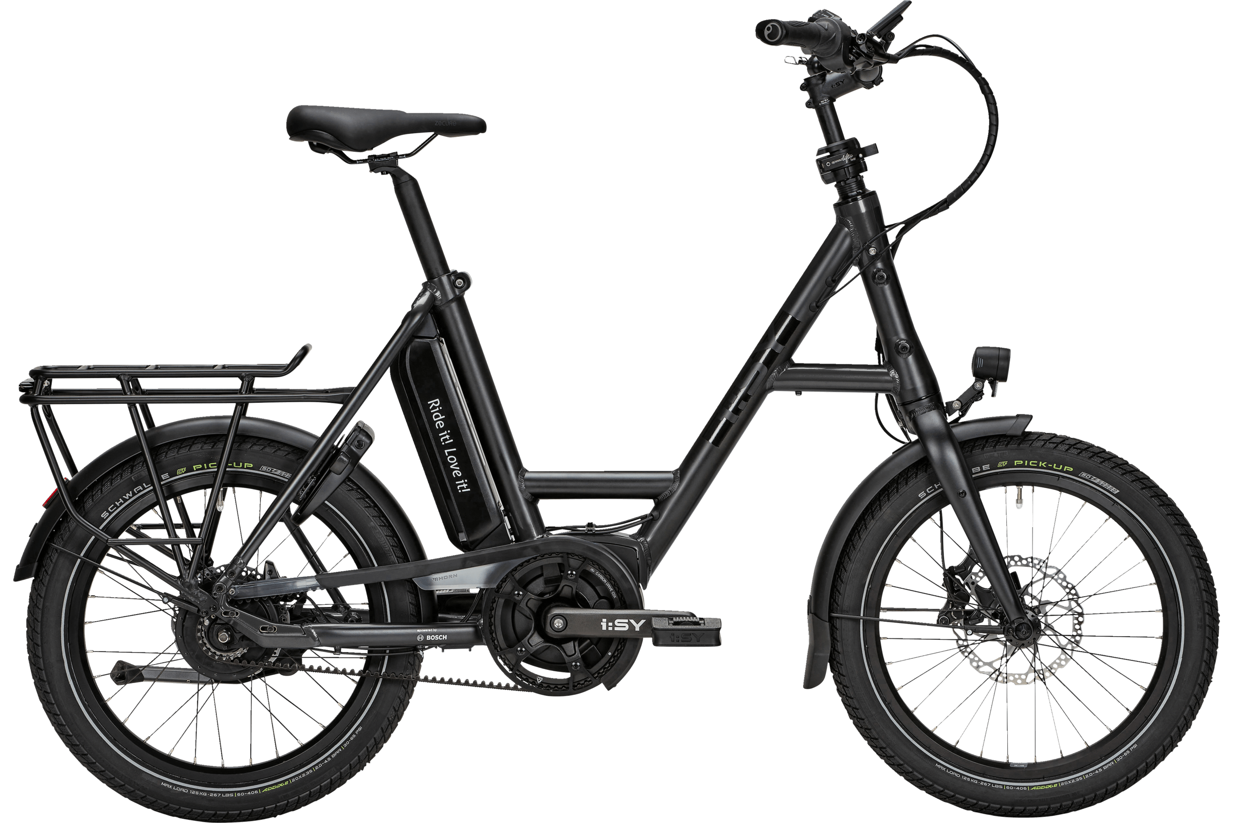 i:SY N3.8 ZR schwarz | 545WH | E-Bike Kompakt | 2024 | Enviolo