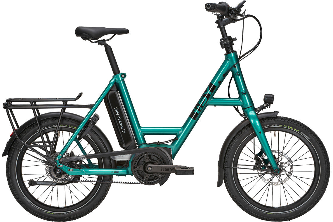 i:SY E5 ZR F grün | 545WH | E-Bike Kompakt | 2025 | Freilauf