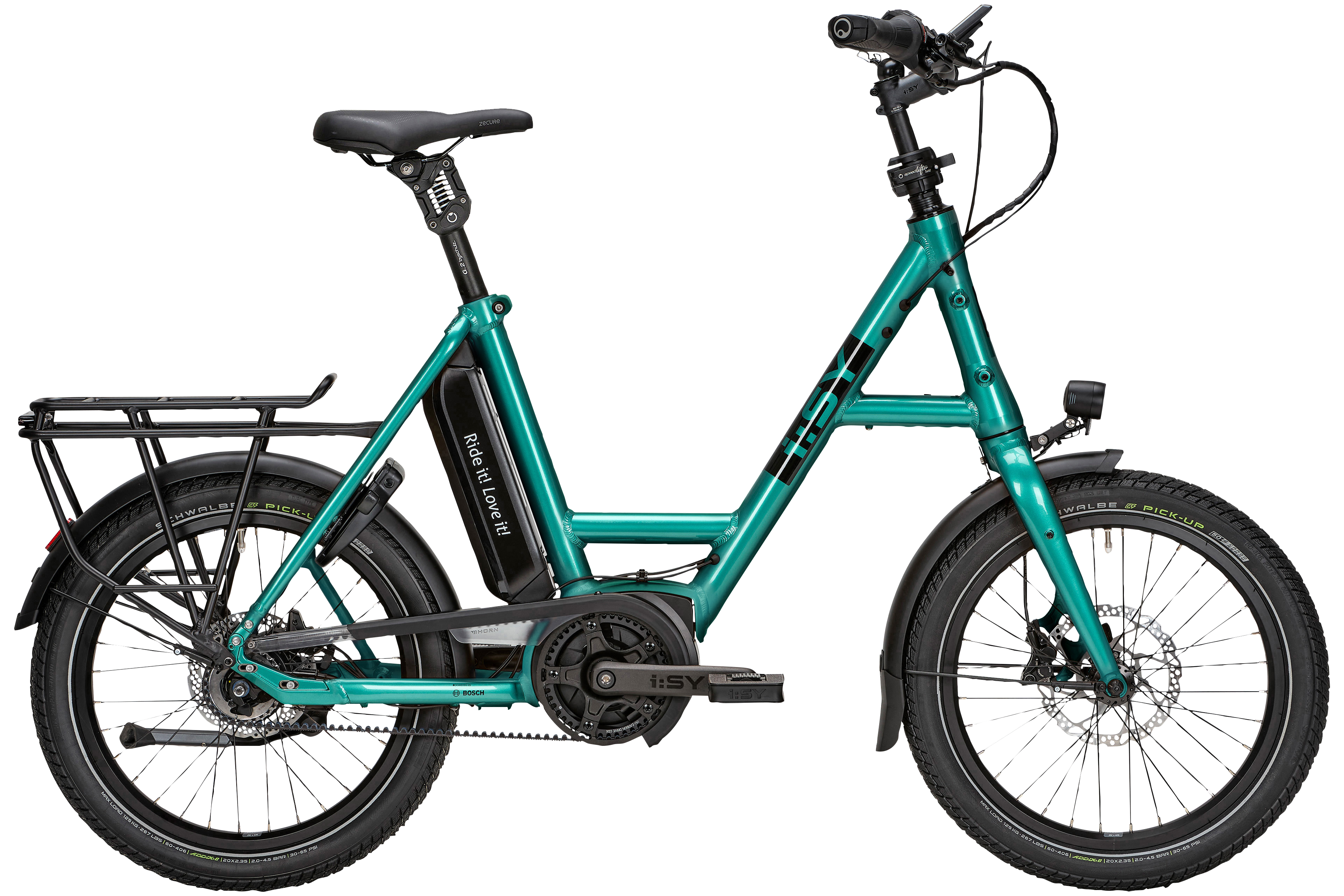 i:SY E5 ZR F grün | 545WH | E-Bike Kompakt | 2024 | Freilauf