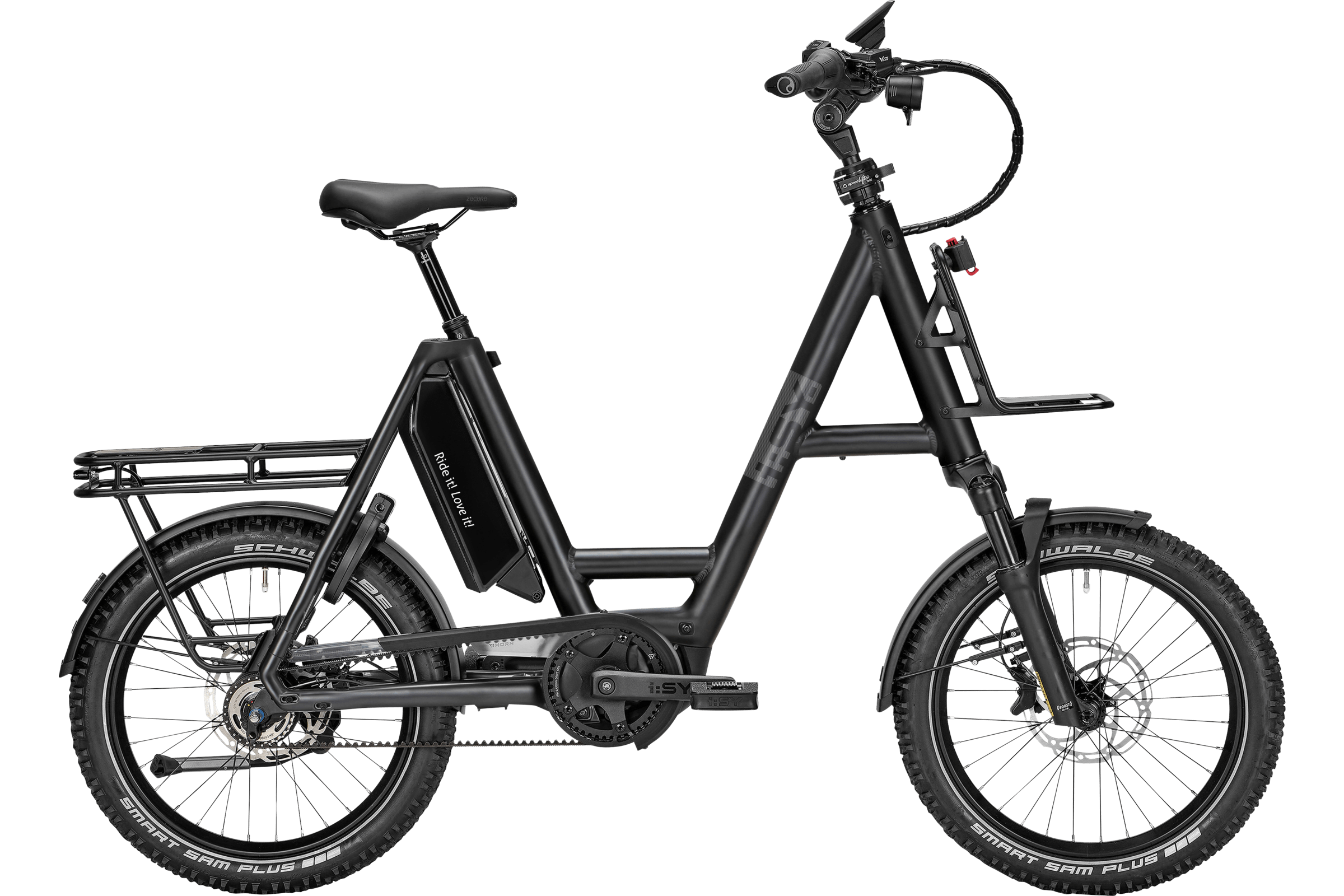 i:SY XXL E5 ZR F CX Adventure schwarz | 800WH | E-Bike Kompakt | 2026 | Freilauf