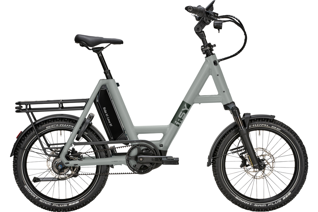 i:SY E5 ZR F CX Adventure grau | 800WH | E-Bike Kompakt | 2025 | Freilauf