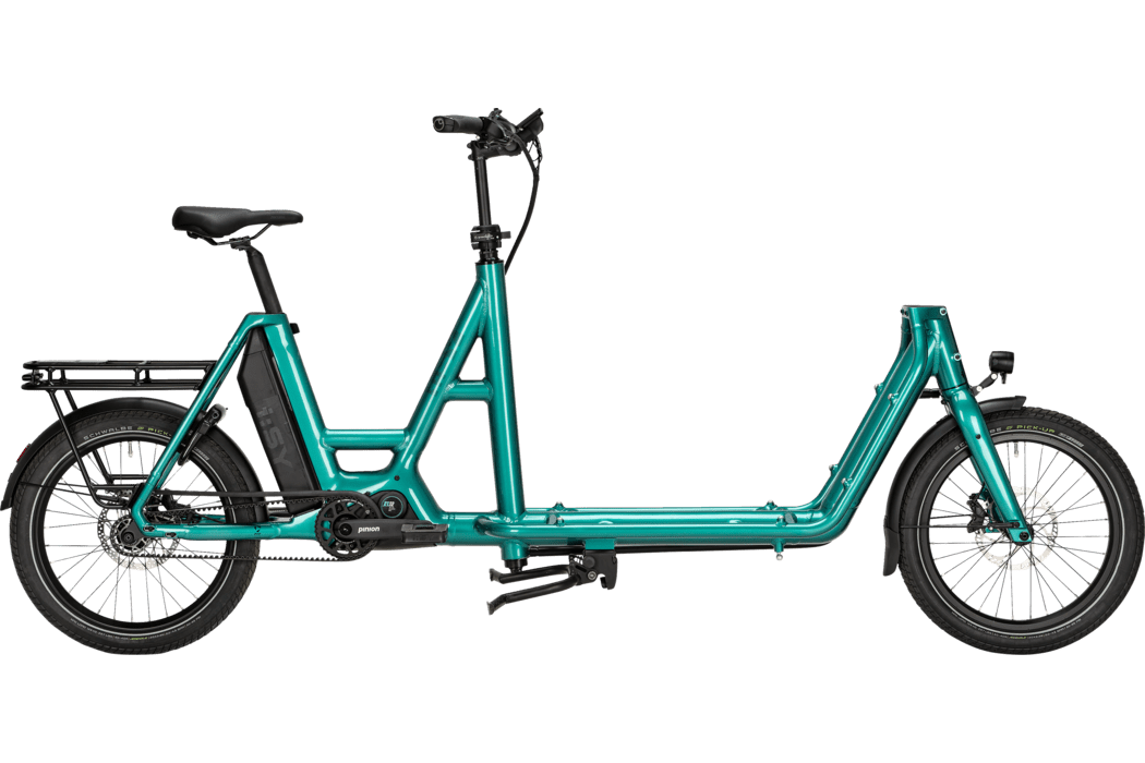 i:SY CARGO P12 ZR MAXI grün | 800WH | E-Lastenrad | 2025 | Getriebetechnik