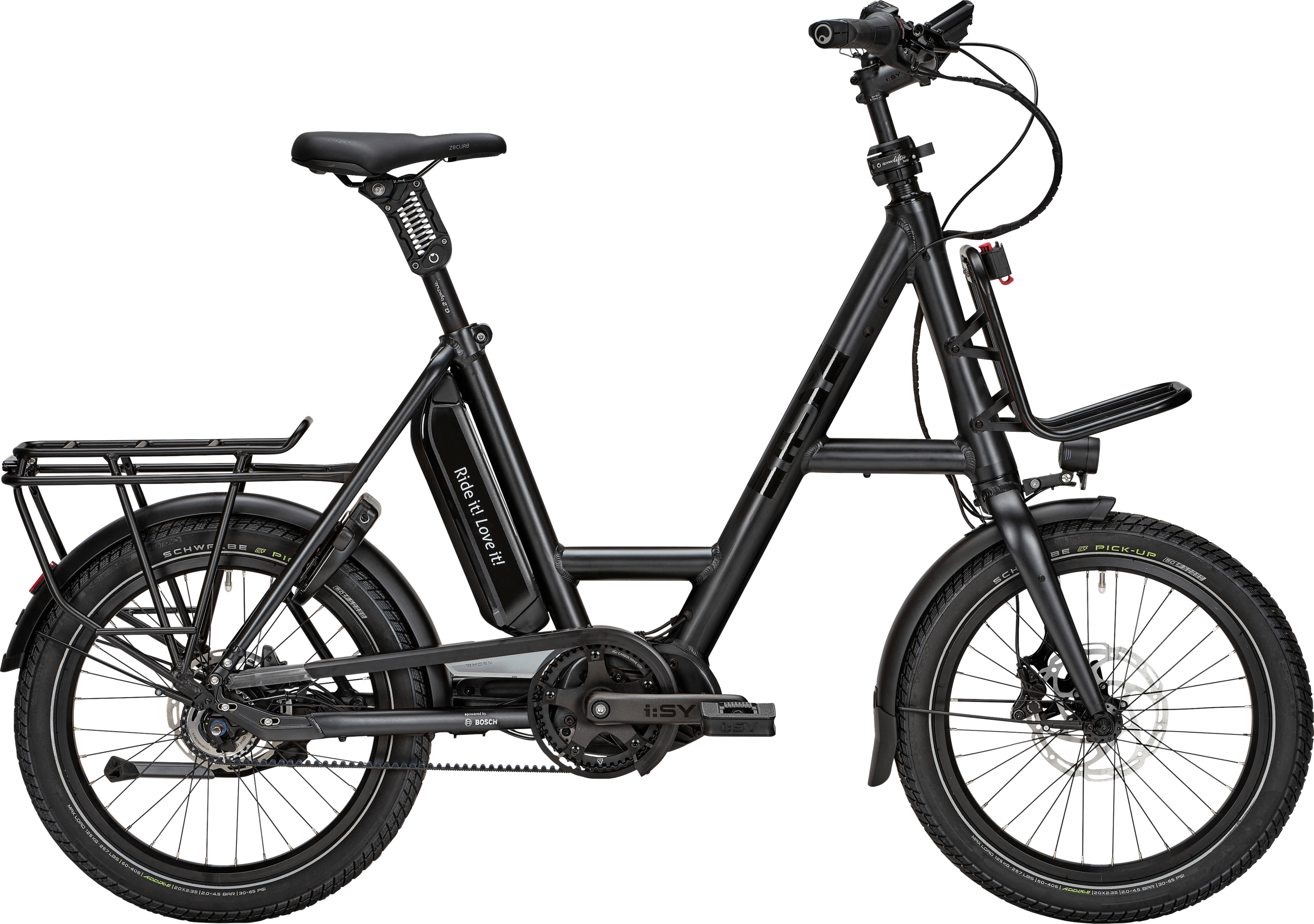 i:SY XXL E5 ZR RT schwarz | 545WH | E-Bike Kompakt | 2025 | Rücktritt