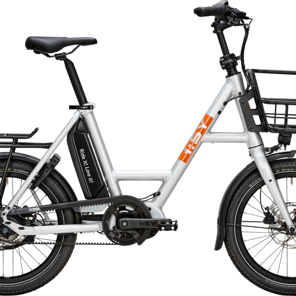 e bike damen isy i:SY Modell Rent me silber | 400WH | E-Bike Kompakt | 2024