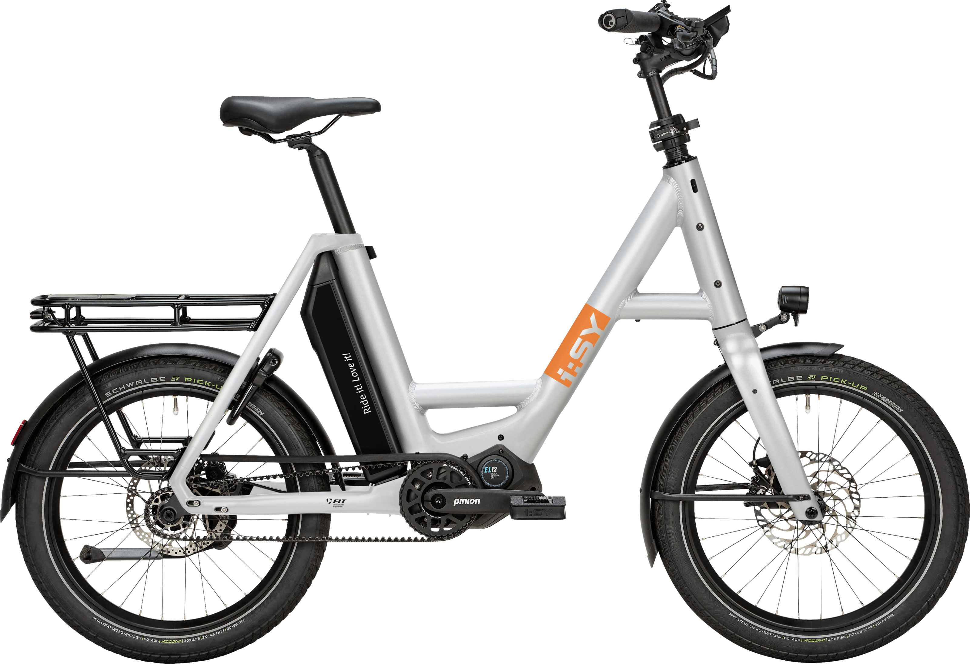 i:SY P12 ZR silber | 800WH | E-Bike Kompakt | 2026 | Getriebetechnik