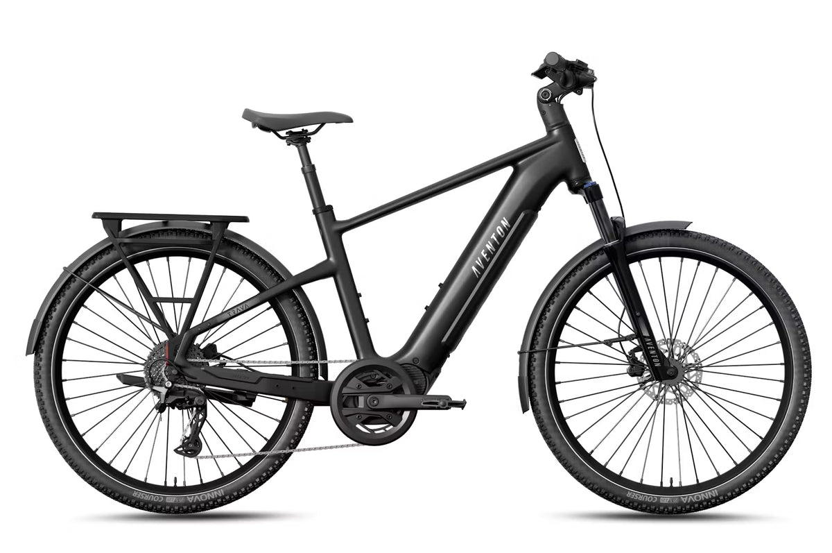 Aventon Trava ADV schwarz | 800WH | E-Bike Herren Trekking | 2026 | Kettenschaltung