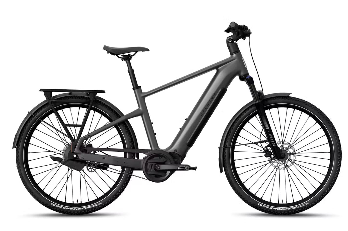 Aventon Trava EXP grau | 800WH | E-Bike Herren Trekking | 2026 | Enviolo Automatic