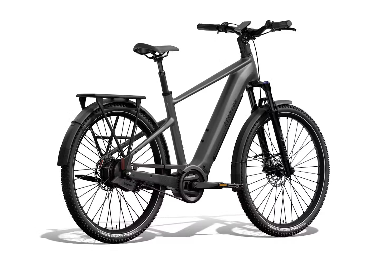 Aventon Trava EXP grau | 800WH | E-Bike Herren Trekking | 2026 | Enviolo Automatic