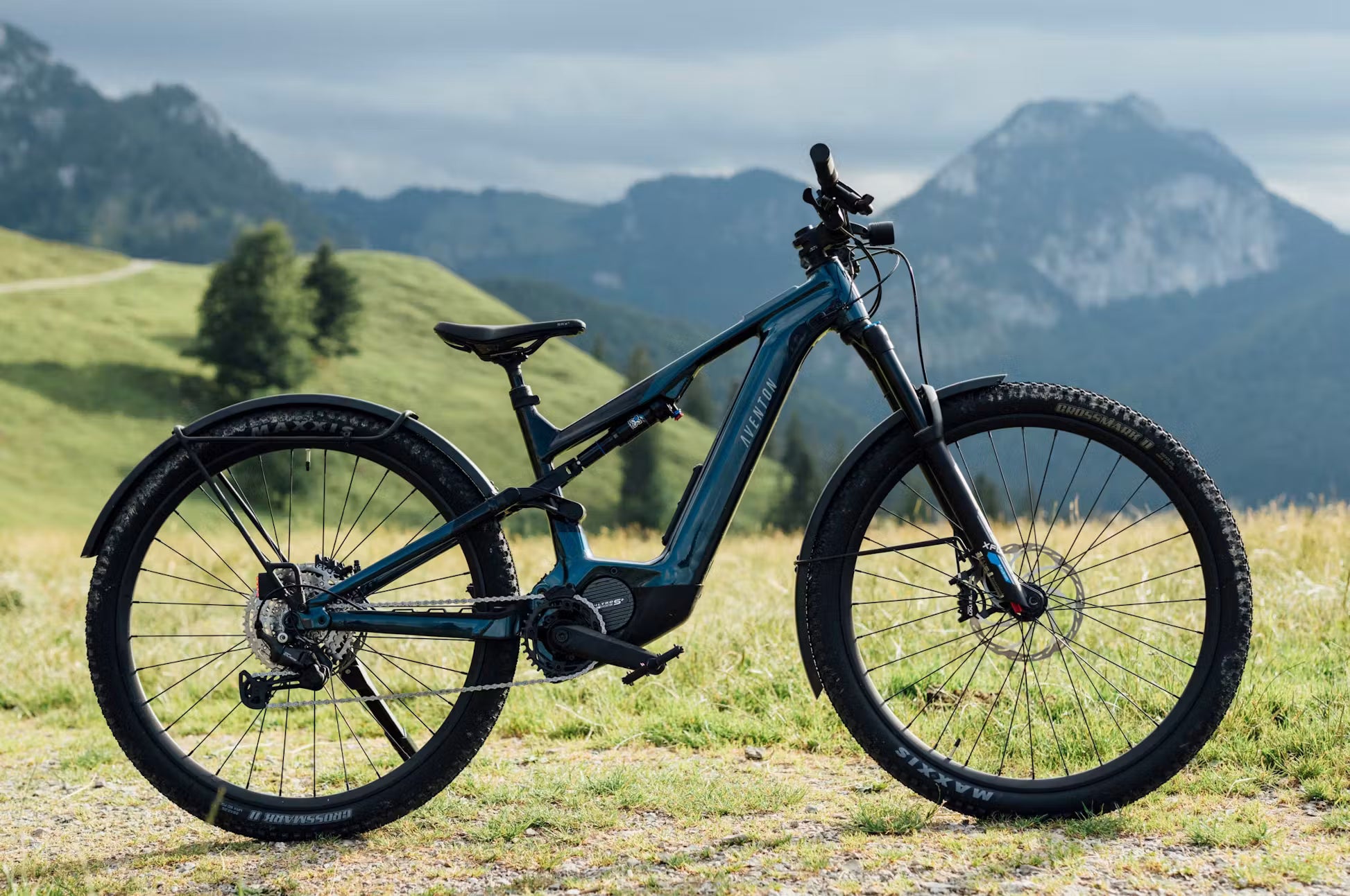 Aventon Current REC blau | 800WH | E-MTB Fully | 2026 | Kettenschaltung