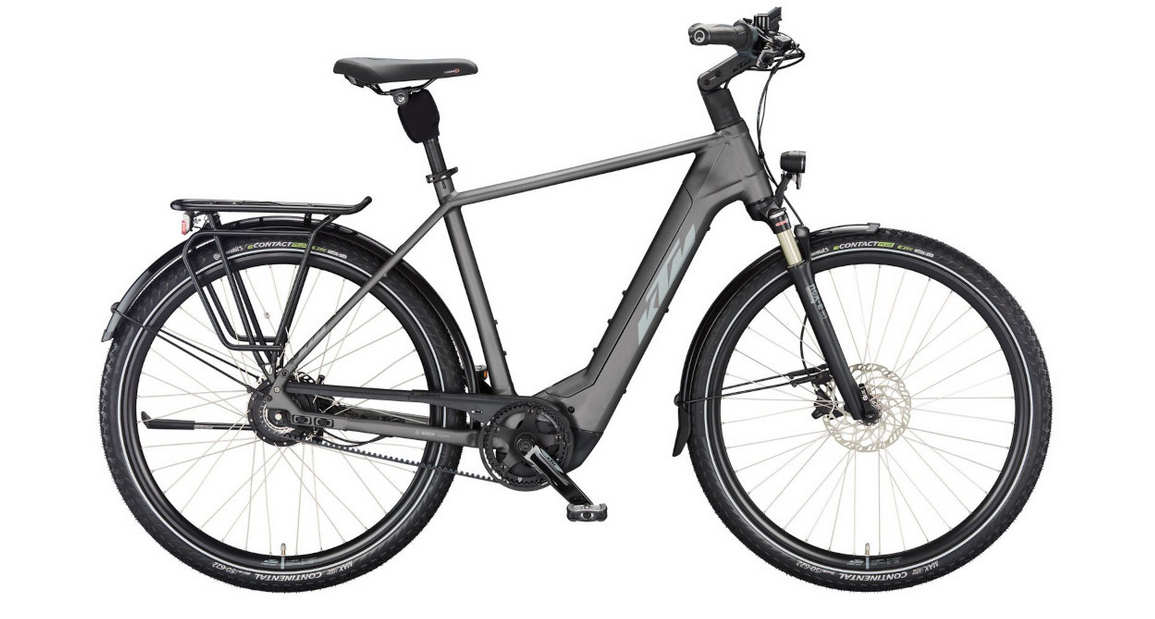 KTM MACINA CITY 710 belt grau | 750WH | E-Bike Herren City | 2024 | Enviolo