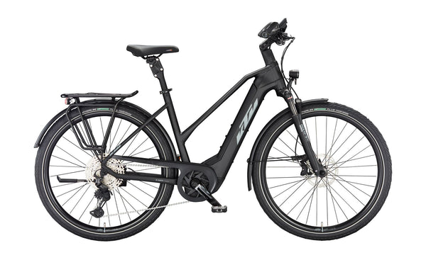 KTM MACINA STYLE 720 schwarz | 750WH | E-Bike Damen Trekking | 2024 | Kettenschaltung