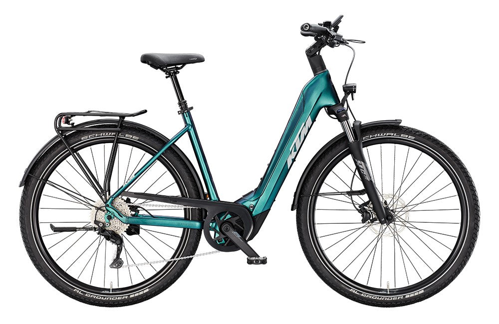 KTM MACINA GRAN 820 grün | 800WH | E-Bike Damen Trekking | 2025 | Kettenschaltung