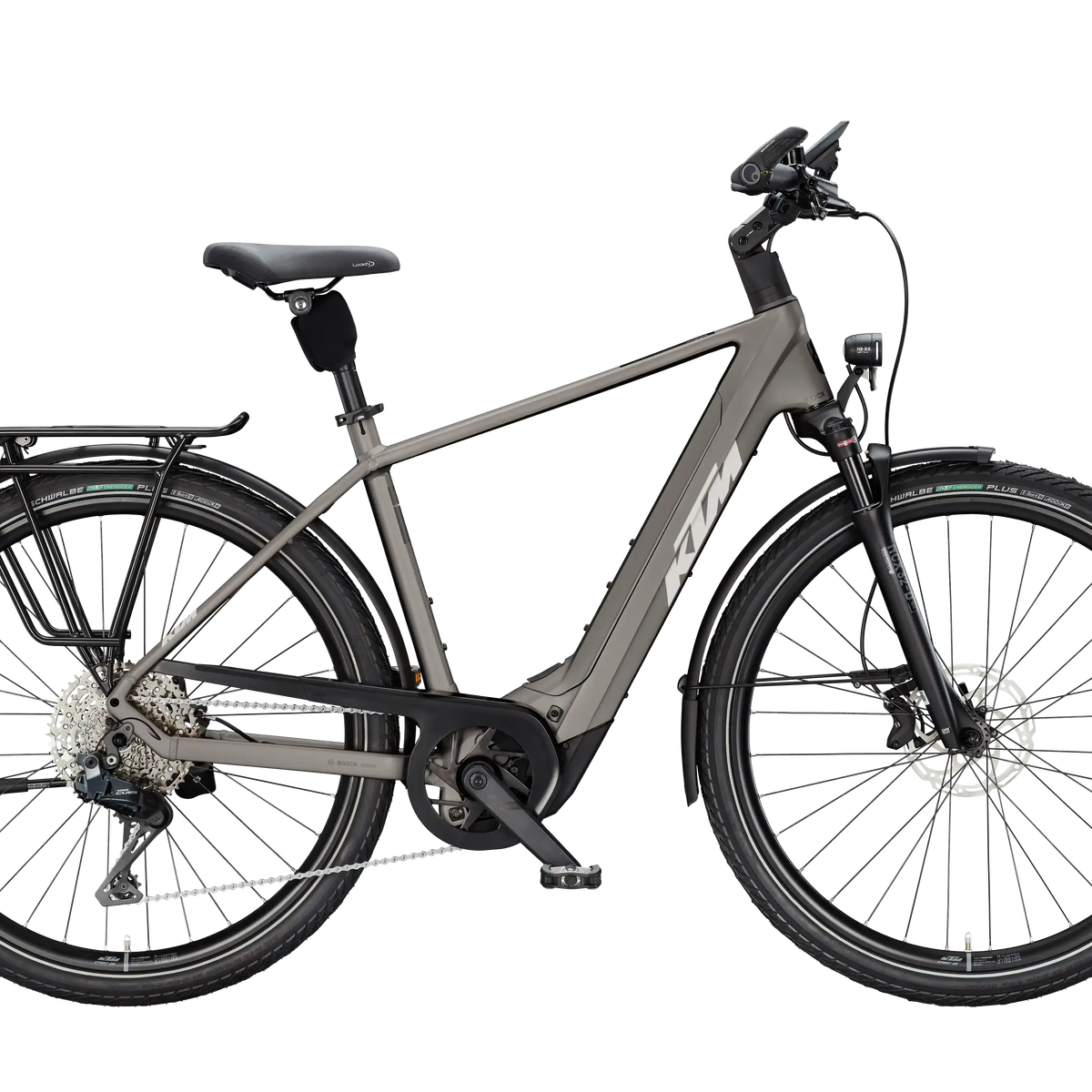 e mountainbike ktm 2020 KTM MACINA STYLE 820 Di2 grau | 800WH | E-Bike Herren Trekking