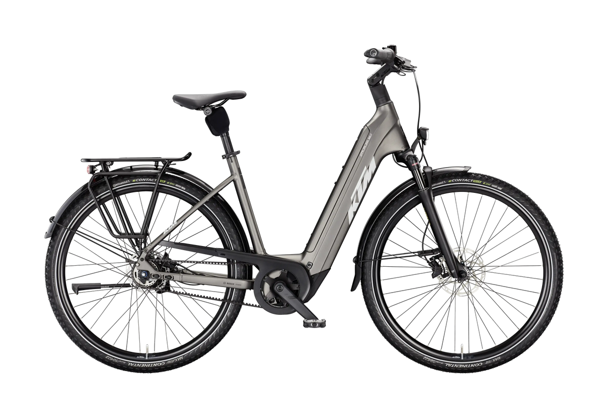 mountainbike ktm fahrrad damen MACINA CITY PX 830 BELT grau | 800WH | E-Bike City Colour:Dark Soil Canyon Endurace CF SLX Snow Bundle