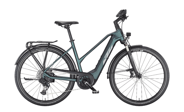 KTM MACINA SPORT 710 grün | 750WH | E-Bike Damen Trekking | 2023 | Kettenschaltung