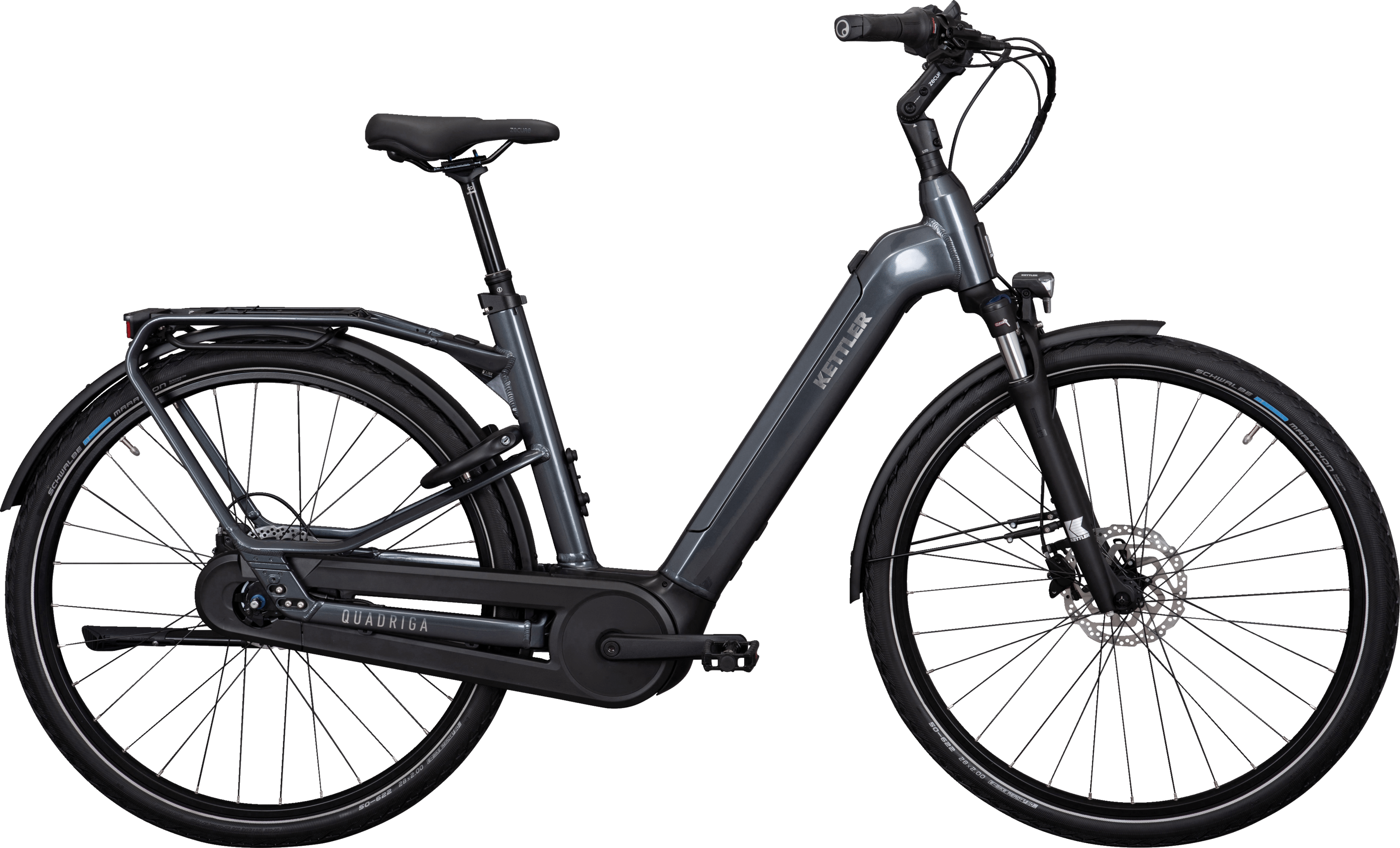 Kettler QUADRIGA P5 HD BELT RT grau | 625WH | E-Bike Damen City | 2024 | Rücktritt