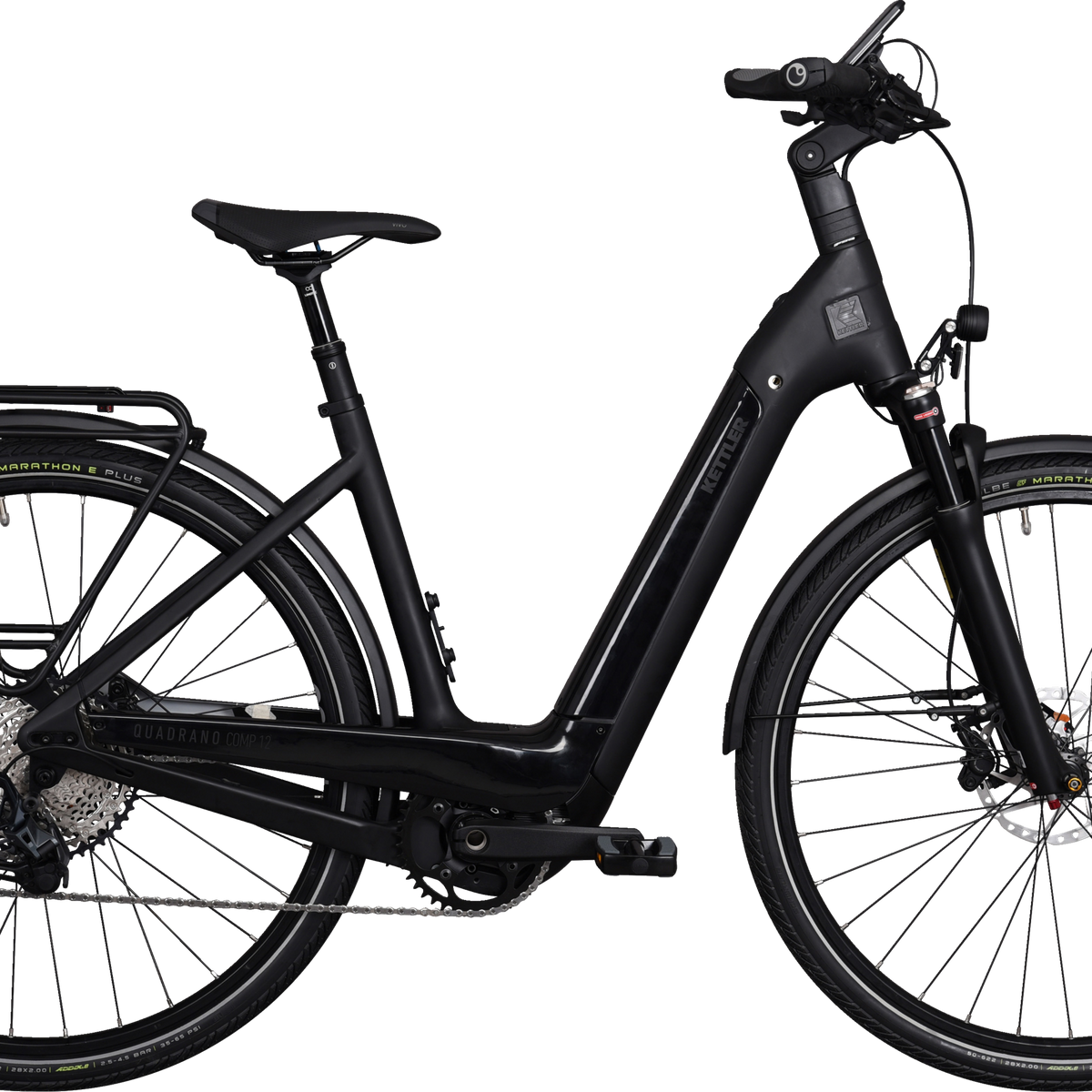 Kettler QUADRANO COMP 12 schwarz | 630WH | E-Bike Damen Trekking