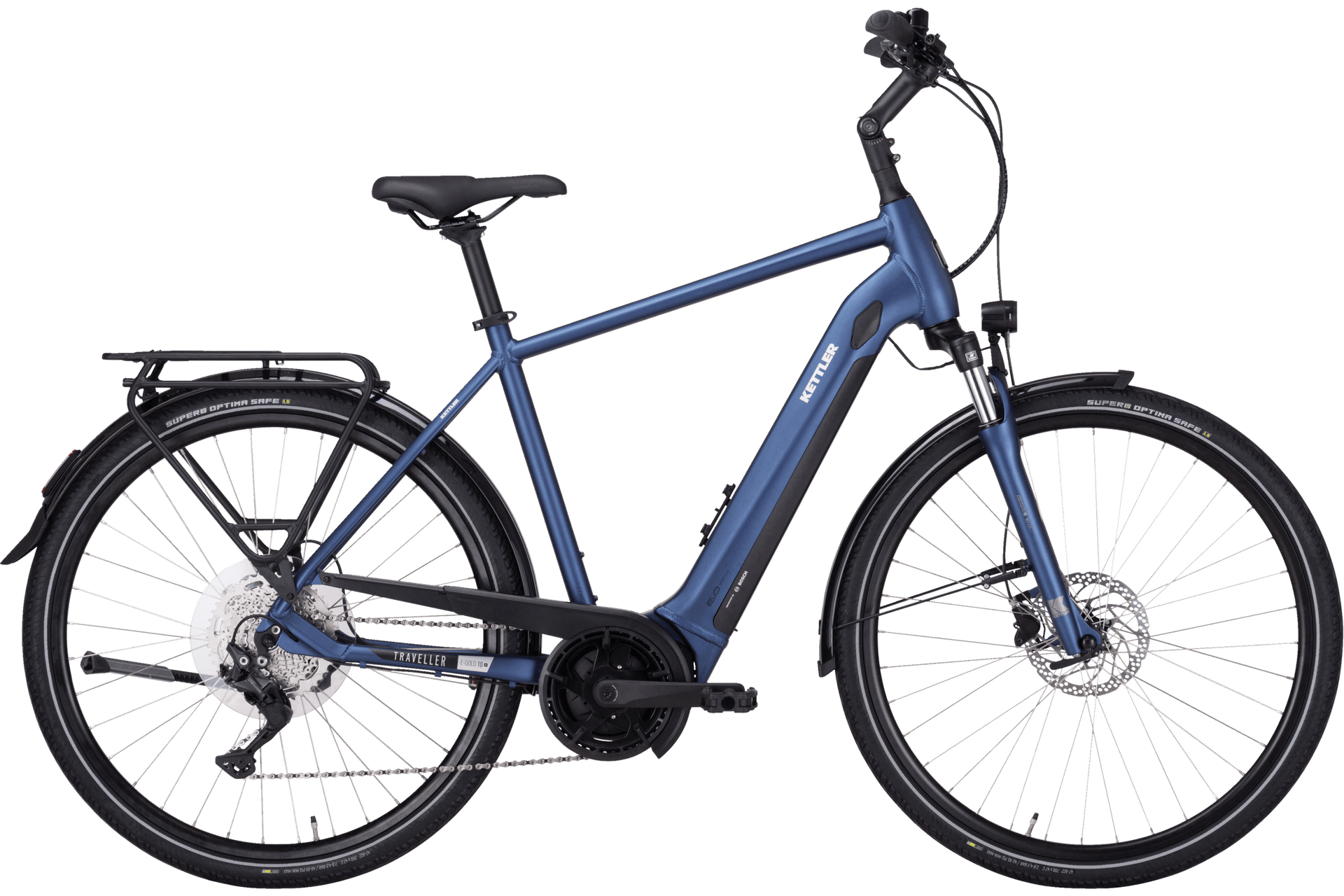 Kettler TRAVELLER E-GOLD 10 PLUS blau | 500WH | E-Bike Herren Trekking | 2022