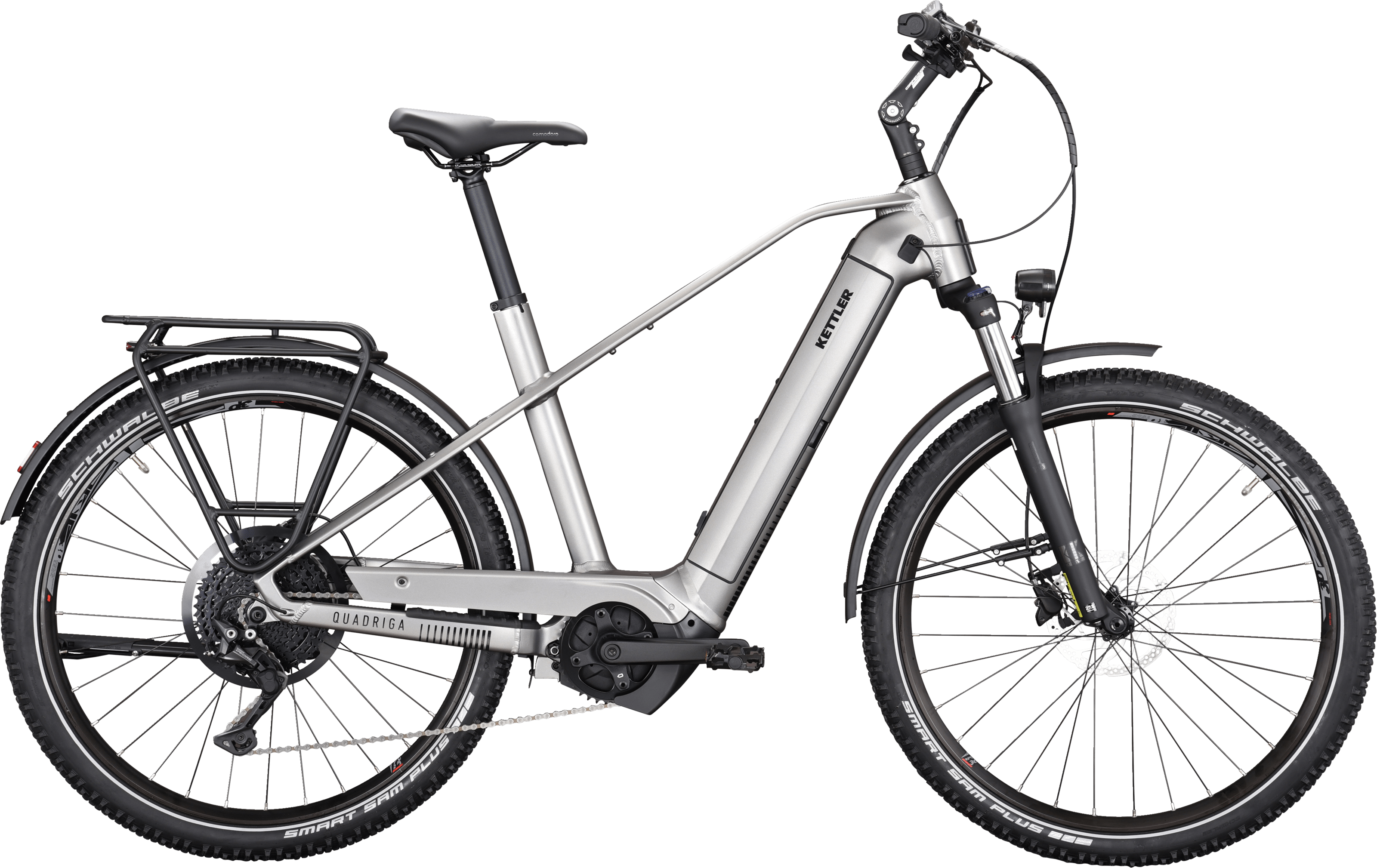 Kettler QUADRIGA TOWN & COUNTRY P10 grau | 625WH | E-Bike Herren Trekking | 2024 | Kettenschaltung