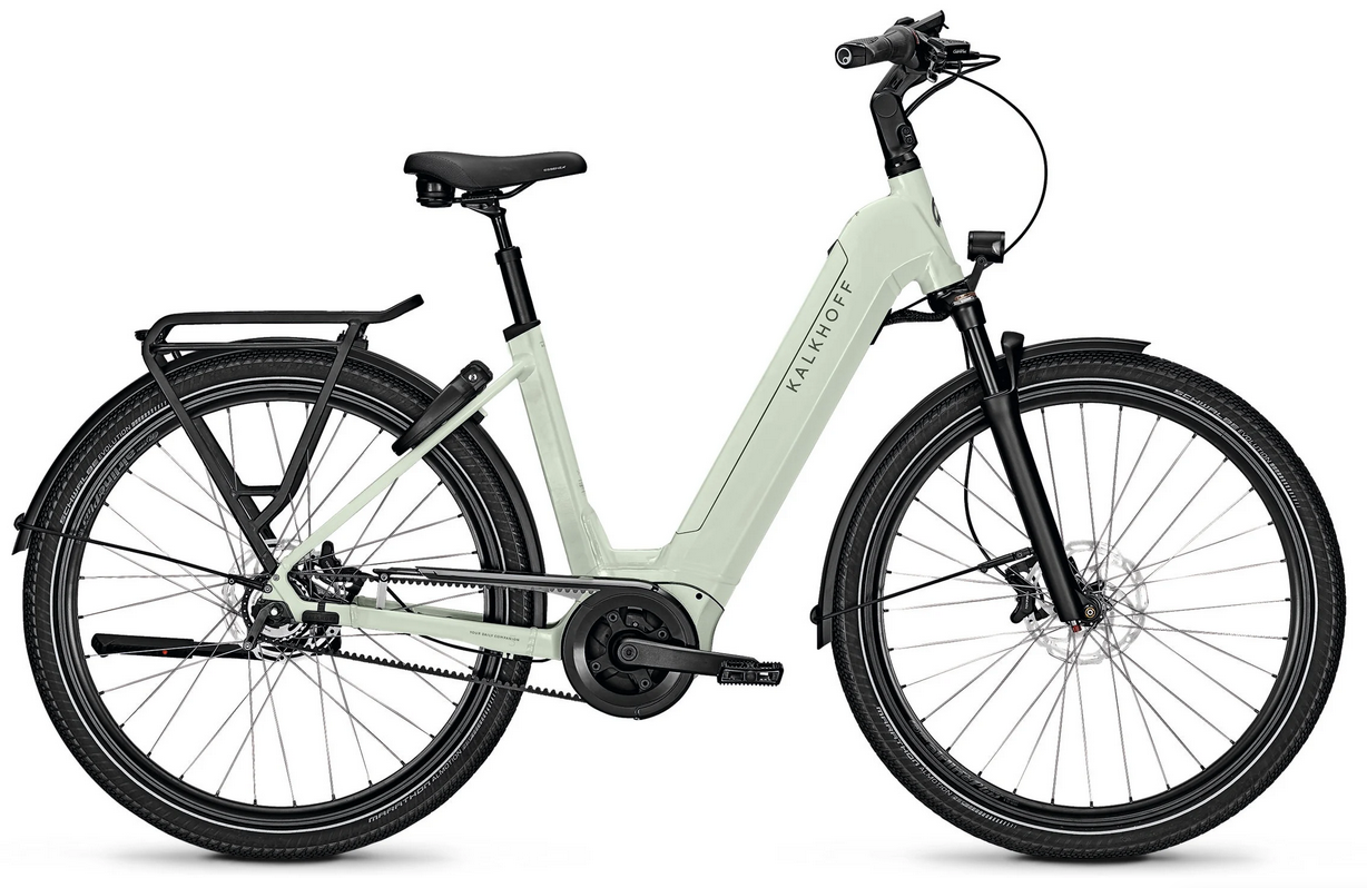Kalkhoff IMAGE 5.B ADVANCE+ grau (hell) | 625WH | E-Bike Damen Trekking | 2024 | Freilauf