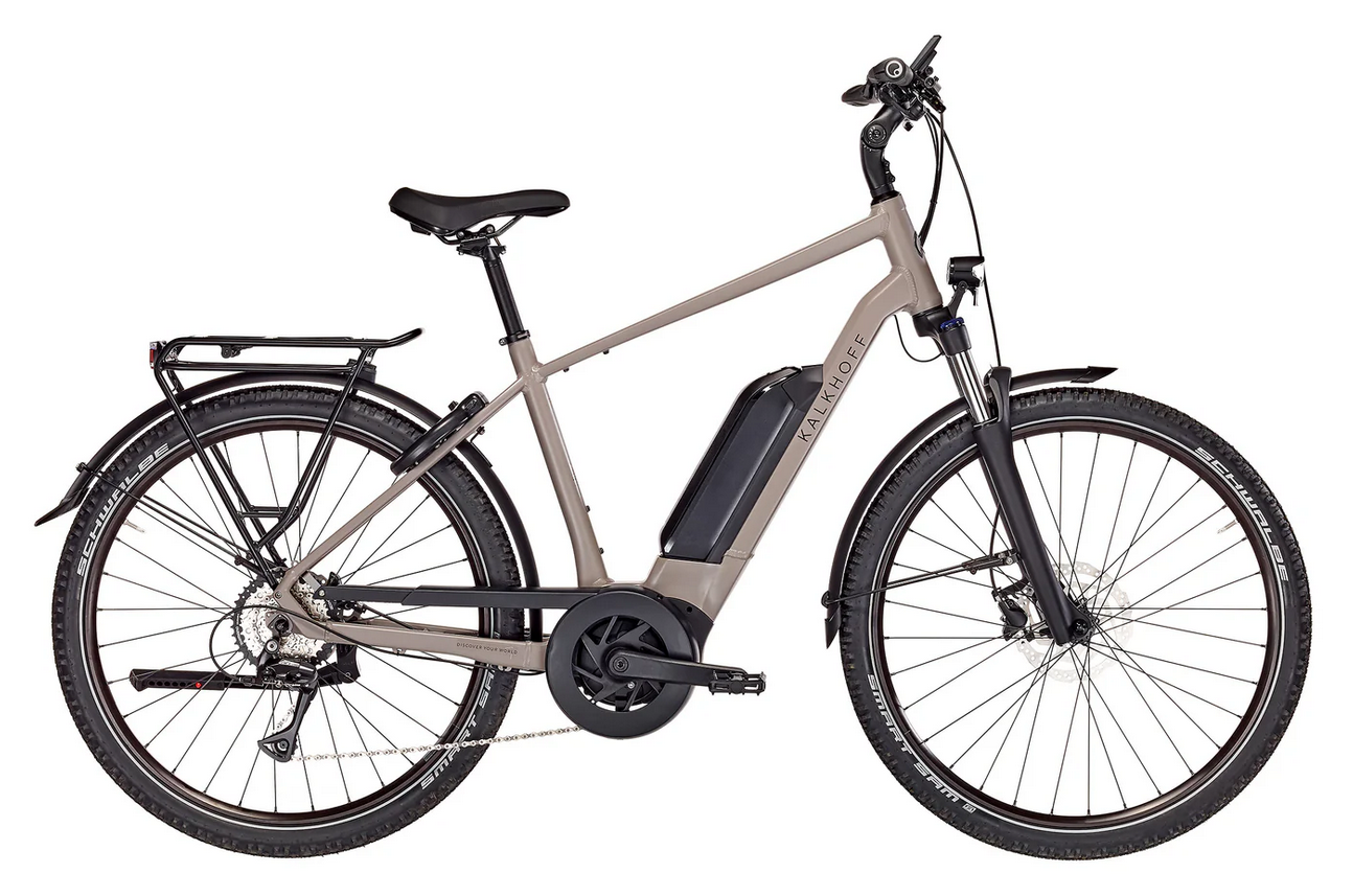 Kalkhoff ENTICE 1 MOVE grau | 545WH | E-Bike Herren Trekking | 2024 | Kettenschaltung