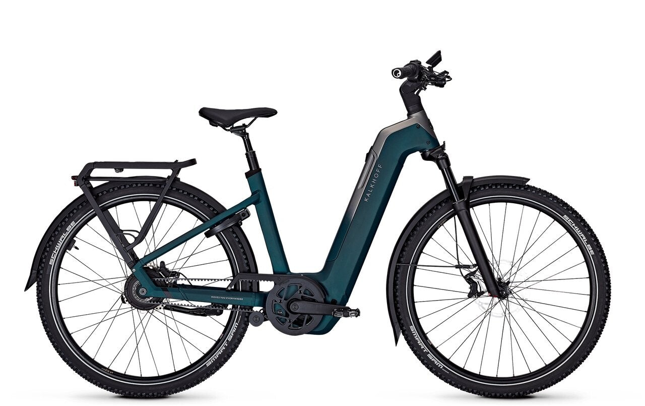 Kalkhoff ENTICE 5+ ADVANCE BELT blau | 800WH | E-Bike Damen Trekking | 2025 | Enviolo