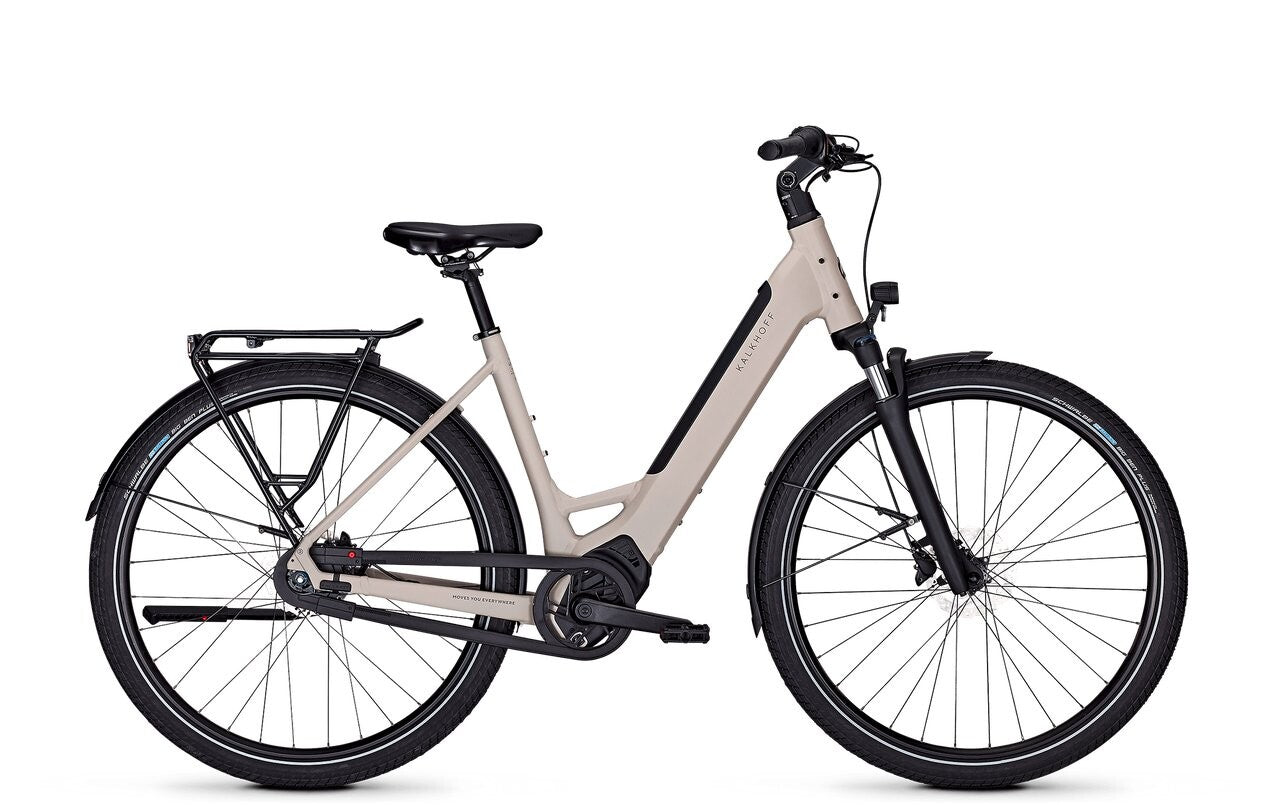 Kalkhoff IMAGE L SEASON grau (hell) | 400WH | E-Bike Damen City | 2025 | Freilauf