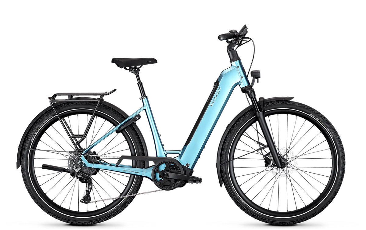 Kalkhoff ENDEAVOUR 3 EXCITE blau (hell) | 600WH | E-Bike Damen Trekking | 2025 | Kettenschaltung