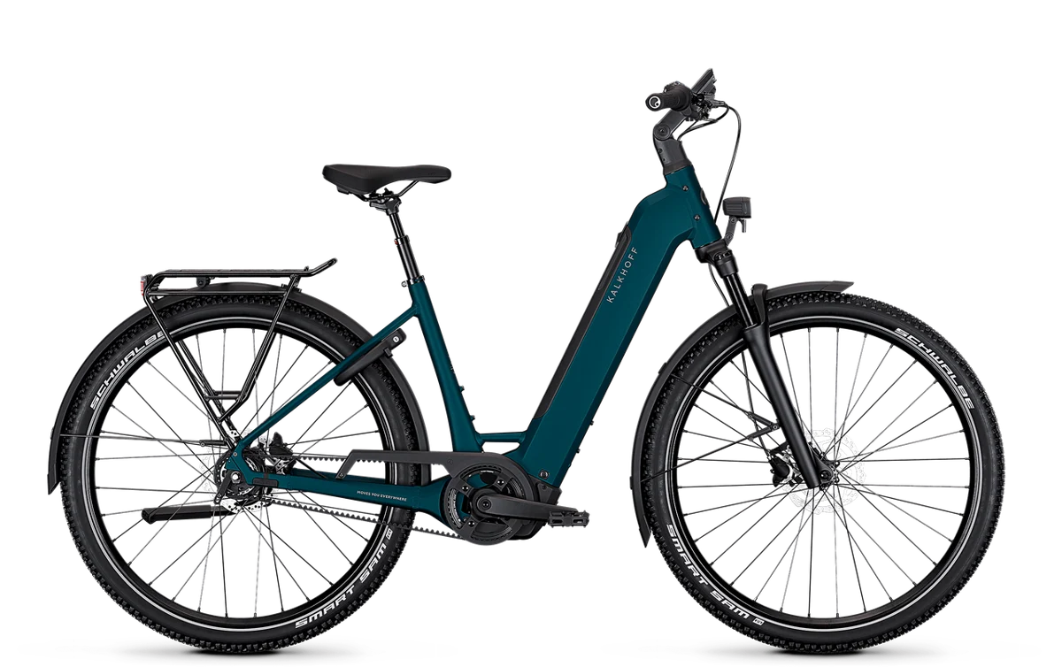 Kalkhoff ENTICE 3 EXCITE BELT grün | 600WH | E-Bike Damen Trekking | 2025 | Freilauf