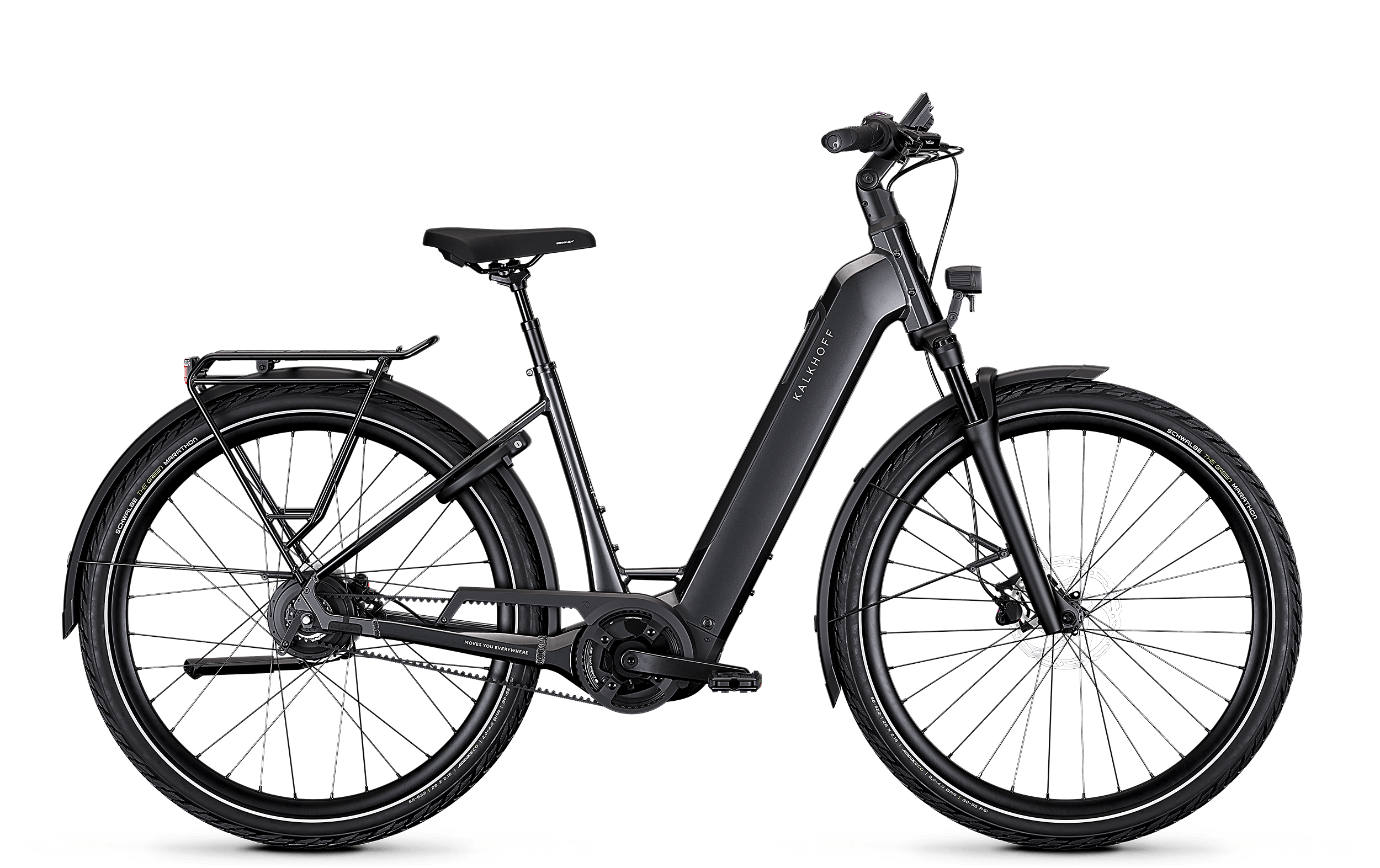 Kalkhoff IMAGE 3 EXCITE 380 schwarz | 600WH | E-Bike Damen Trekking | 2025 | Enviolo
