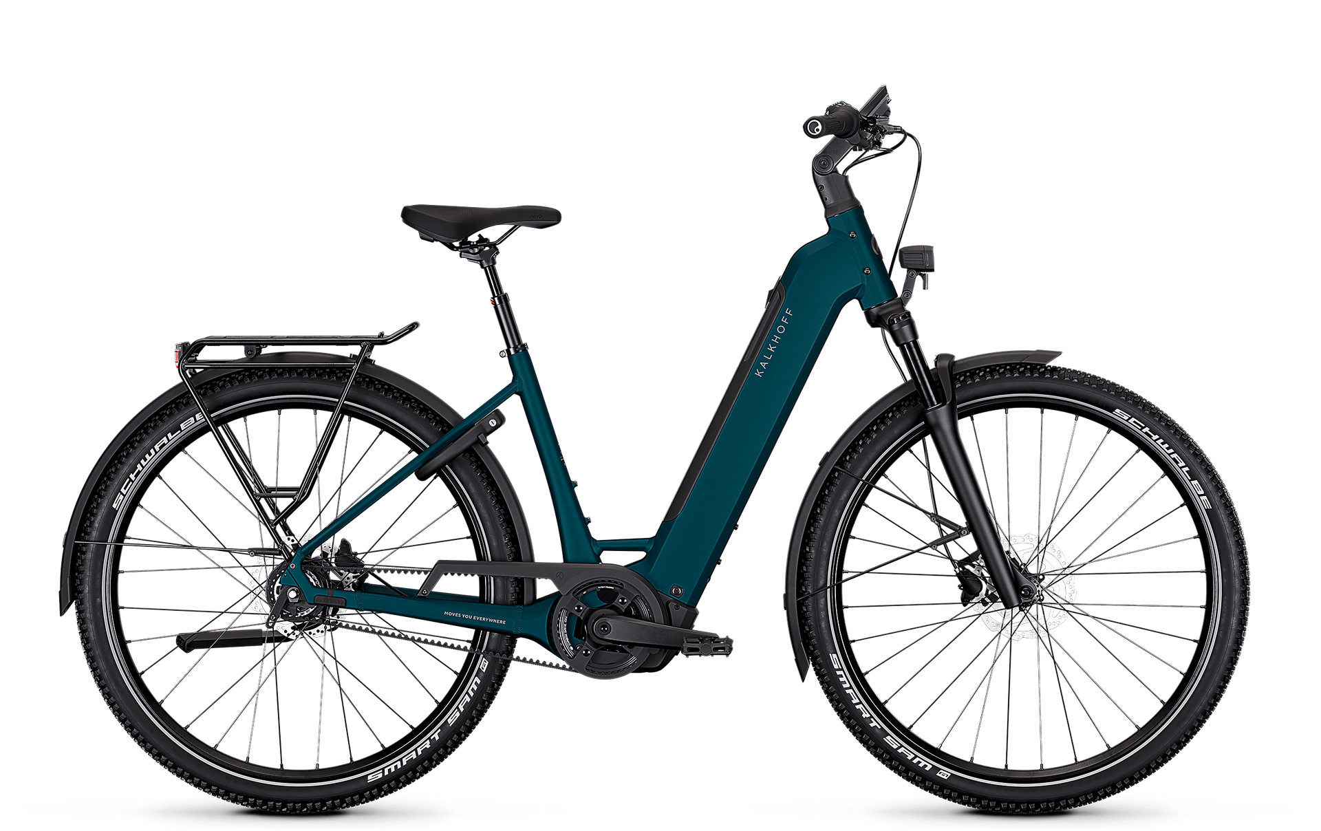 Kalkhoff ENTICE 3 EXCITE BELT grün | 600WH | E-Bike Damen Trekking