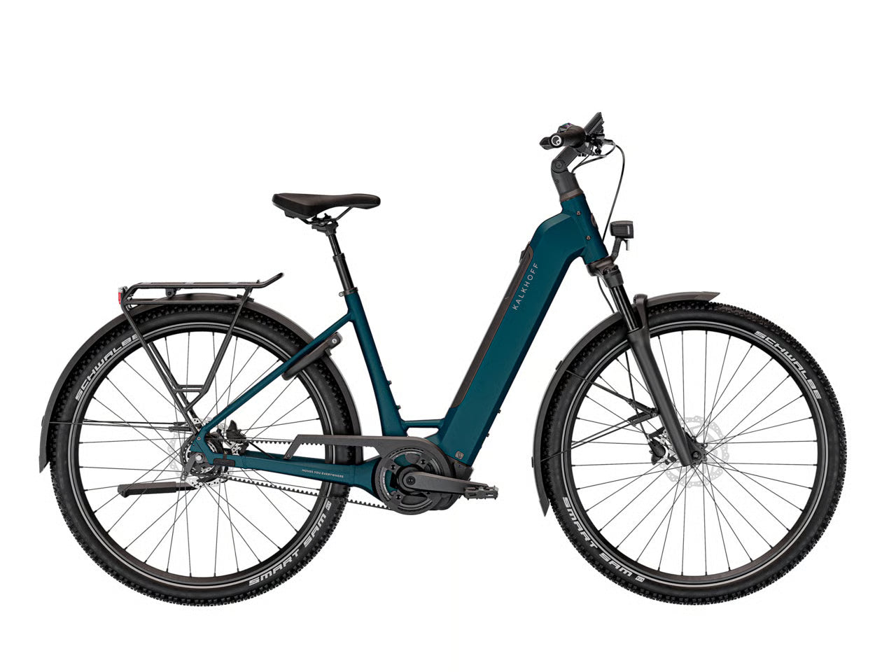 trekkingrad damen rahmenhöhe 58 Kalkhoff ENTICE 3 EXCITE BELT grün | 800WH | E-Bike Trekking Color:Silber Zoom Federsattelstütze 27,2 mm Lochzahl_28 Loch