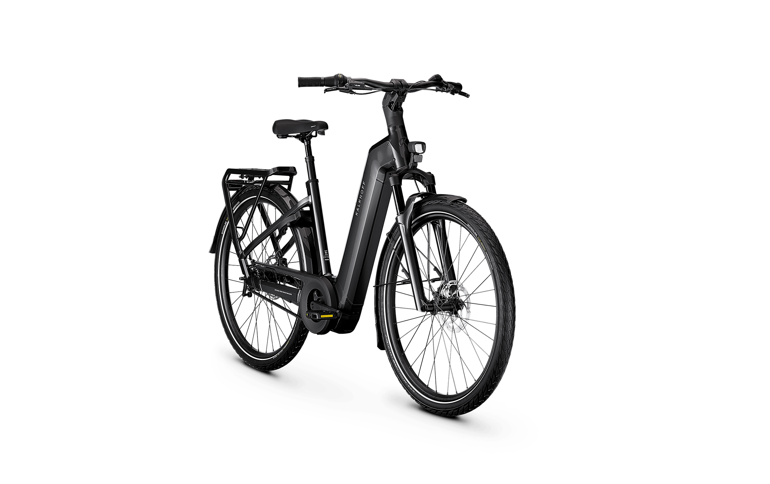 Kalkhoff IMAGE 5+ MOVE FL schwarz | 800WH | E-Bike Damen City | 2026 | Freilauf